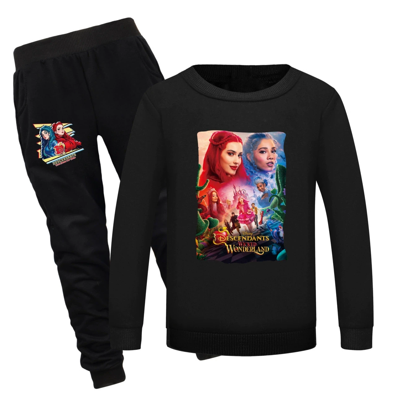 Crewneck Sweatshirt Set — 5795 Edition, Style 01 · Set · Black