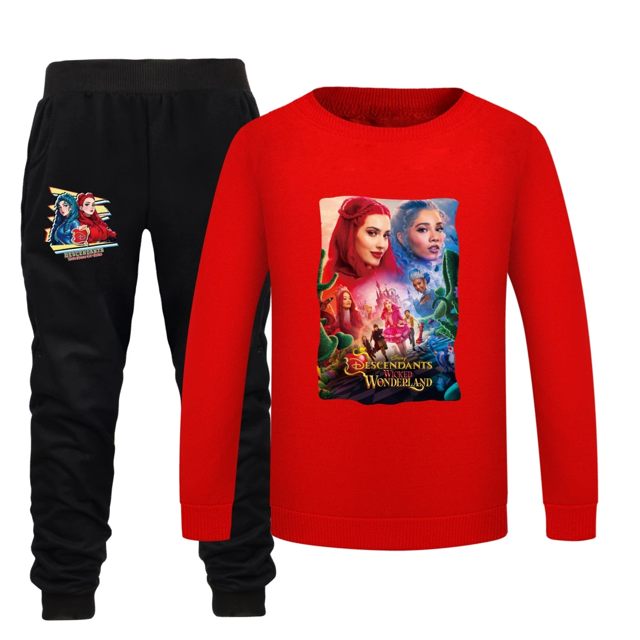 Crewneck Sweatshirt Set — 5795 Edition, Style 21 · Red