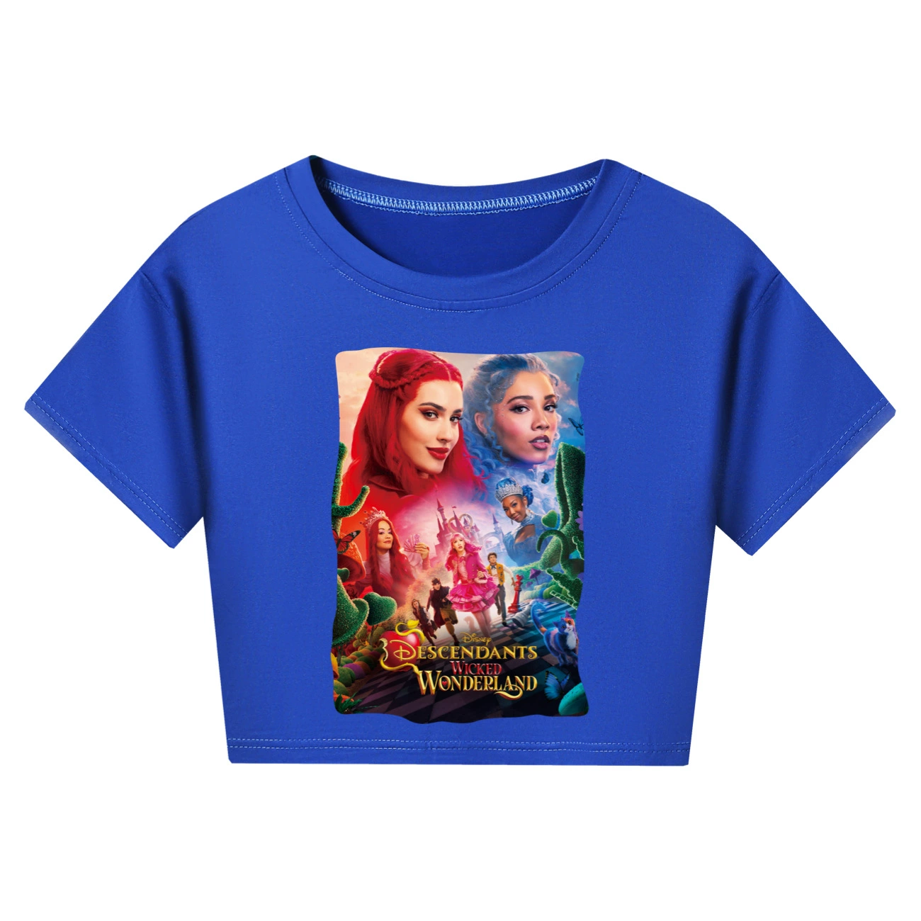 Wonderland Graphic Long & Short Sleeve Tee, Style 24 · Deep Blue