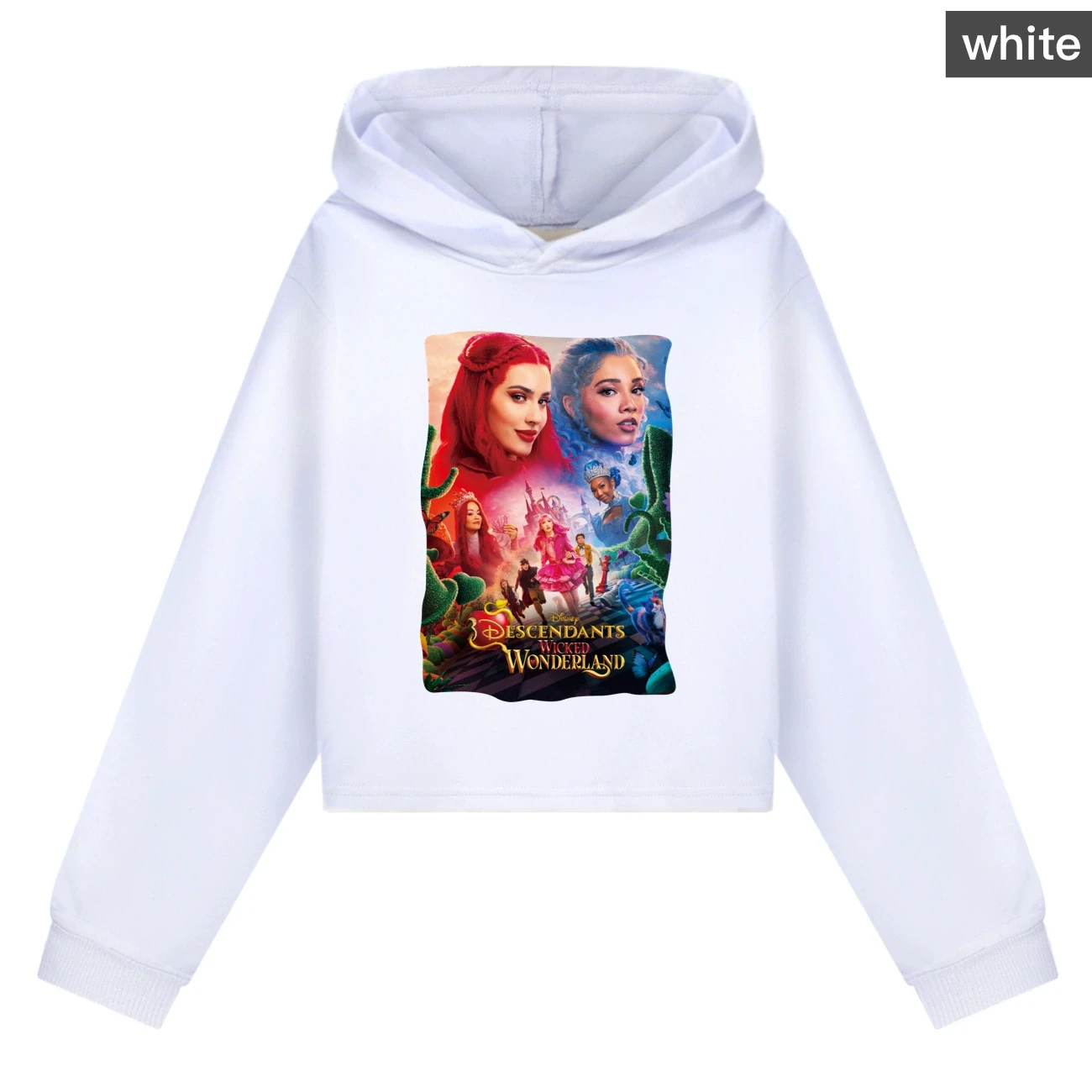 Cropped Hoodie Set — 5795 Edition, Style 02 · White