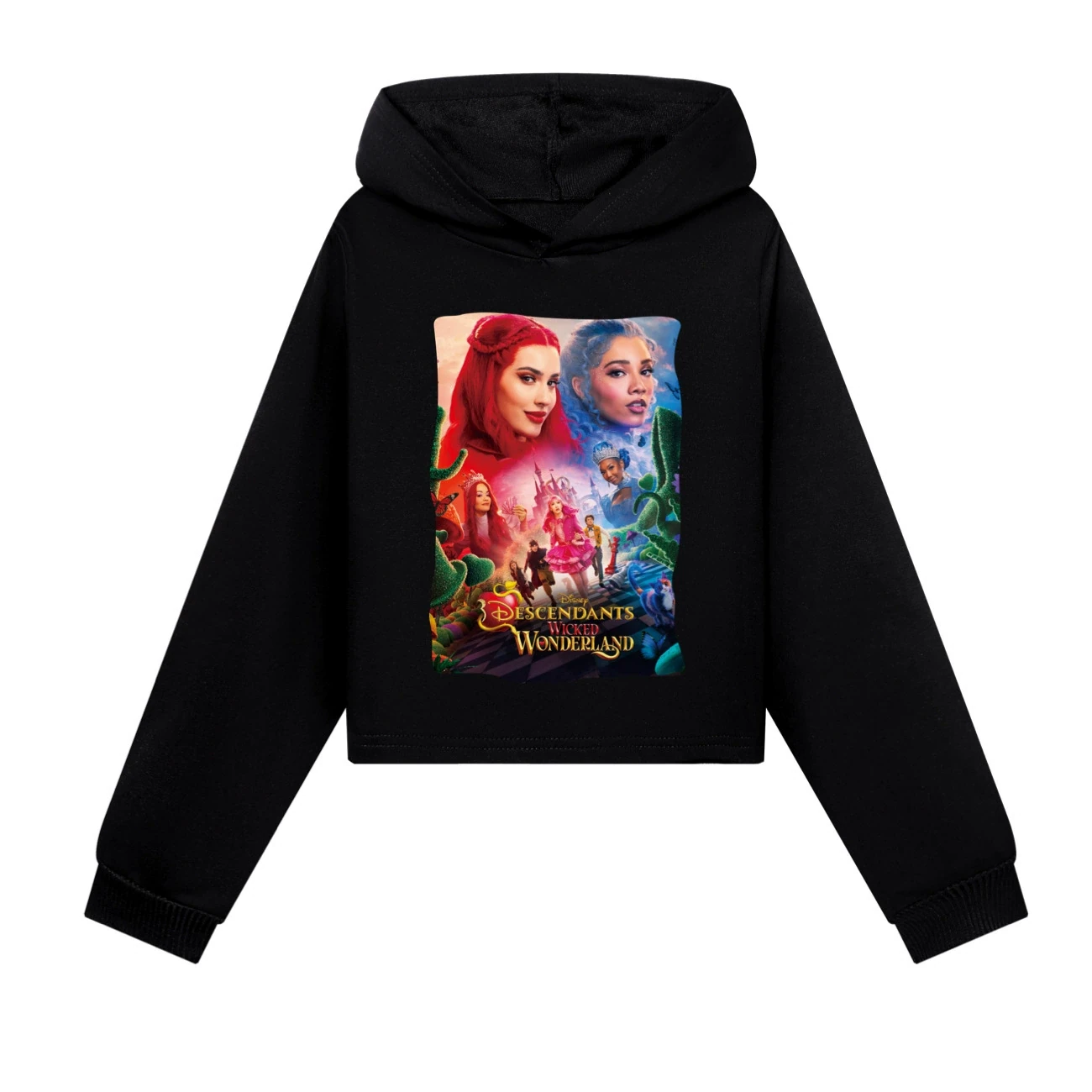 Cropped Hoodie Set — 5795 Edition, Style 06 · Black
