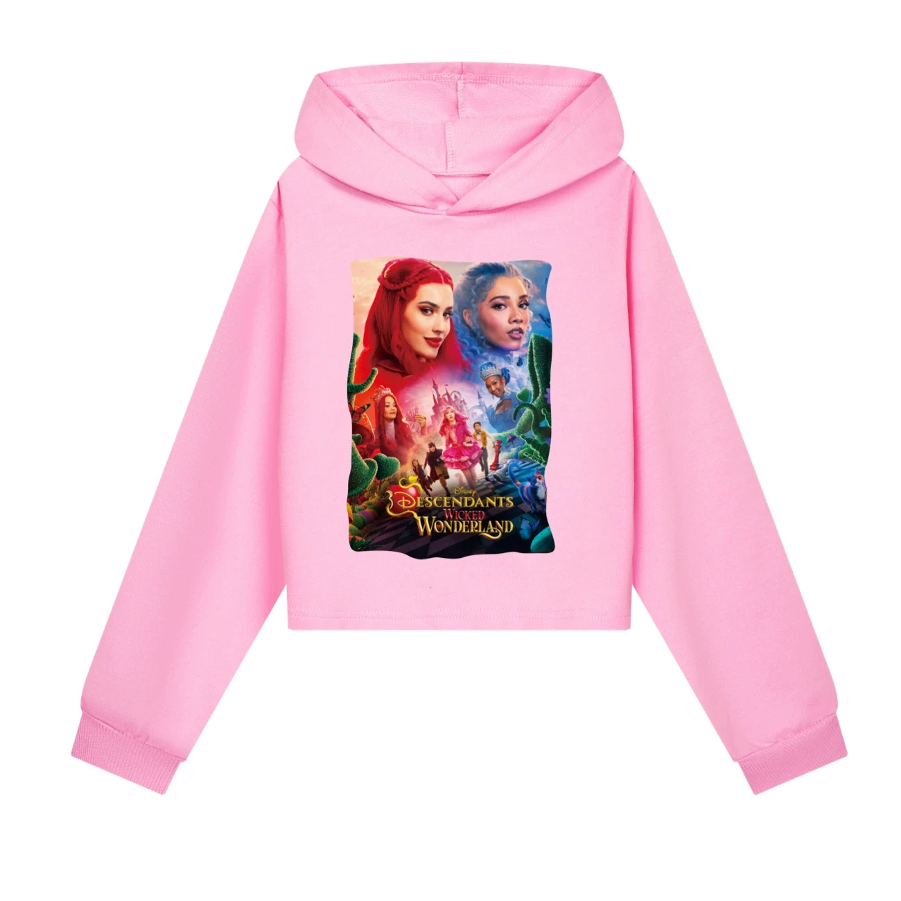 Cropped Hoodie Set — 5795 Edition, Style 07 · Pink