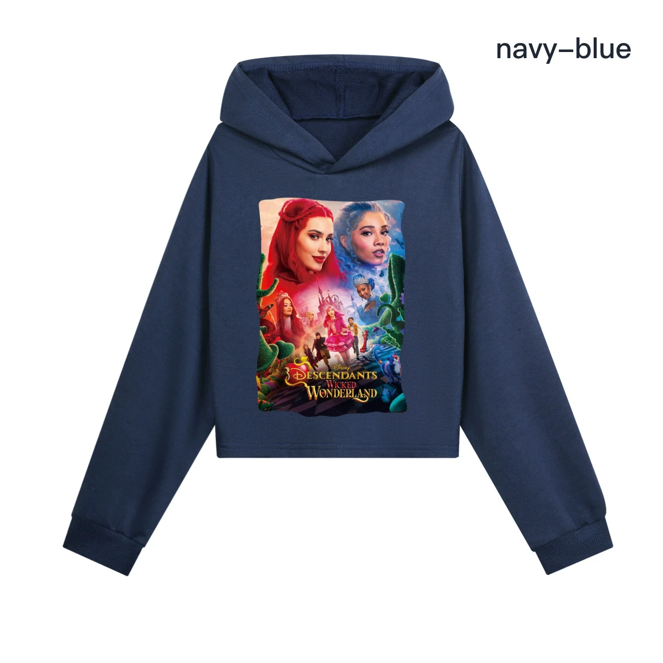 Cropped Hoodie Set — 5795 Edition, Style 08 · Navy