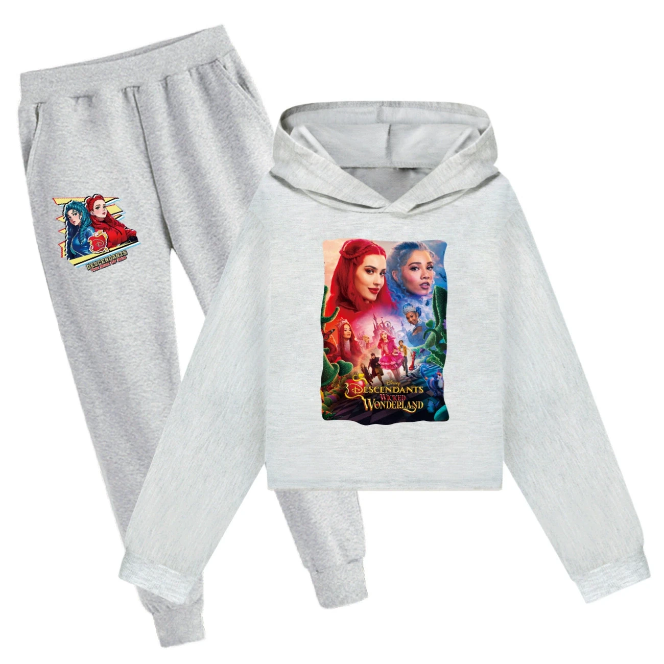 Cropped Hoodie Set — 5795 Edition, Style 11 · Set · Grey