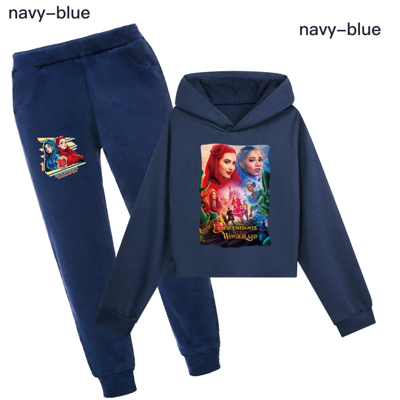 Cropped Hoodie Set — 5795 Edition, Style 12 · Set · Royal Blue