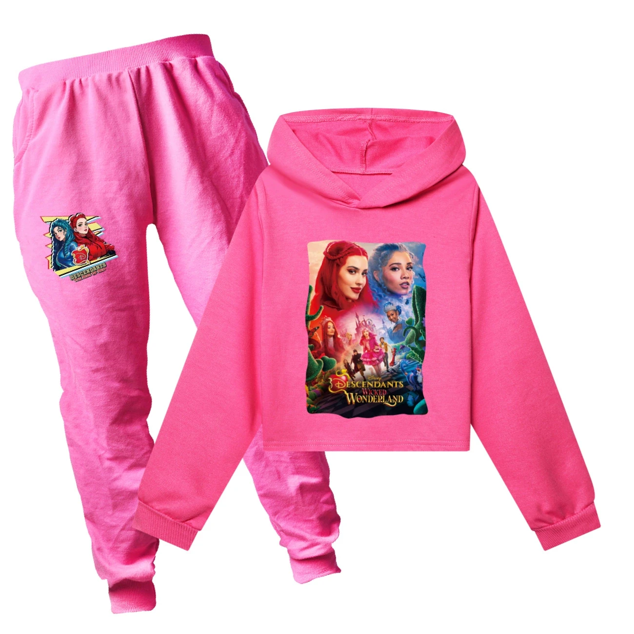 Cropped Hoodie Set — 5795 Edition, Style 13 · Set · Rose