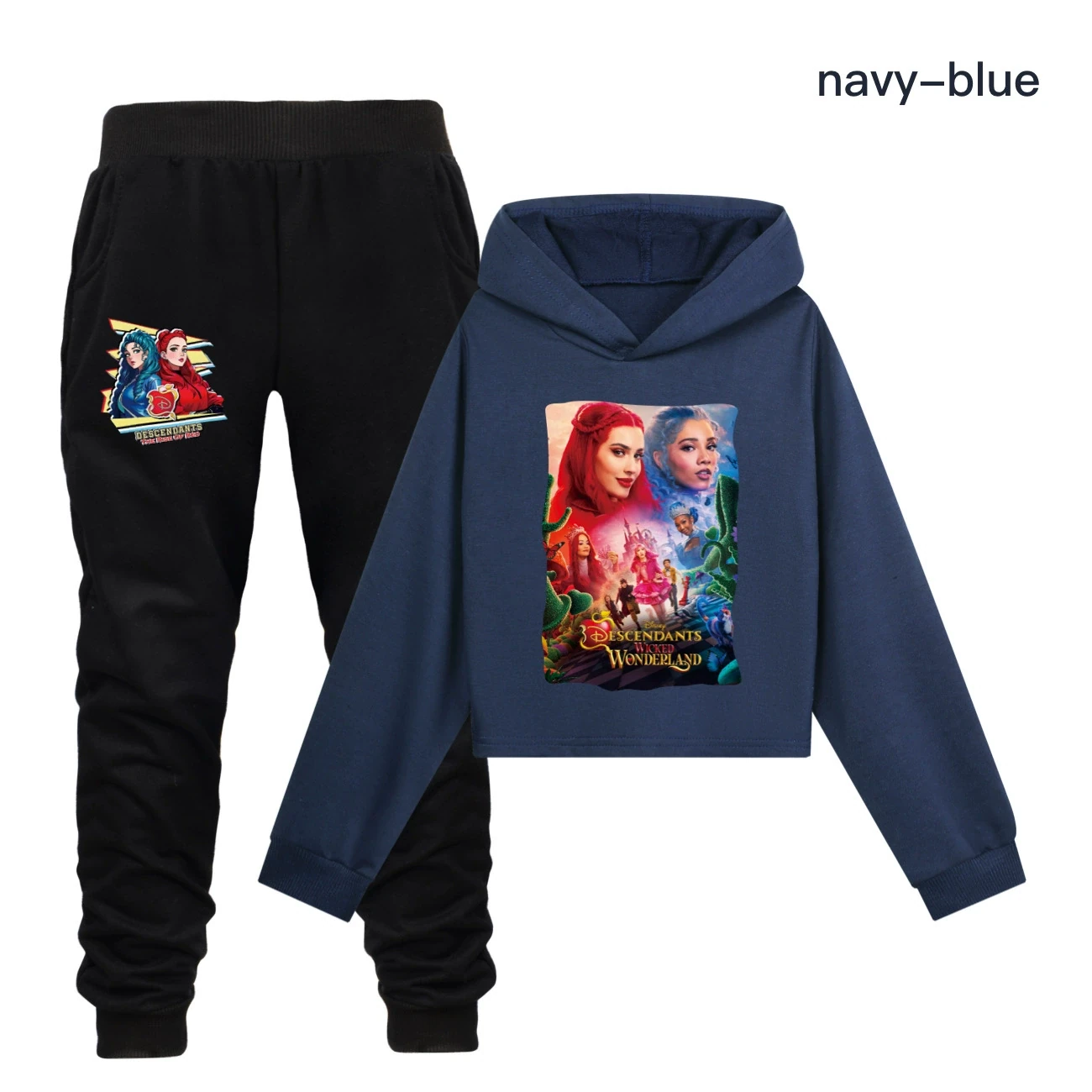 Cropped Hoodie Set — 5795 Edition, Style 16 · Set · Navy
