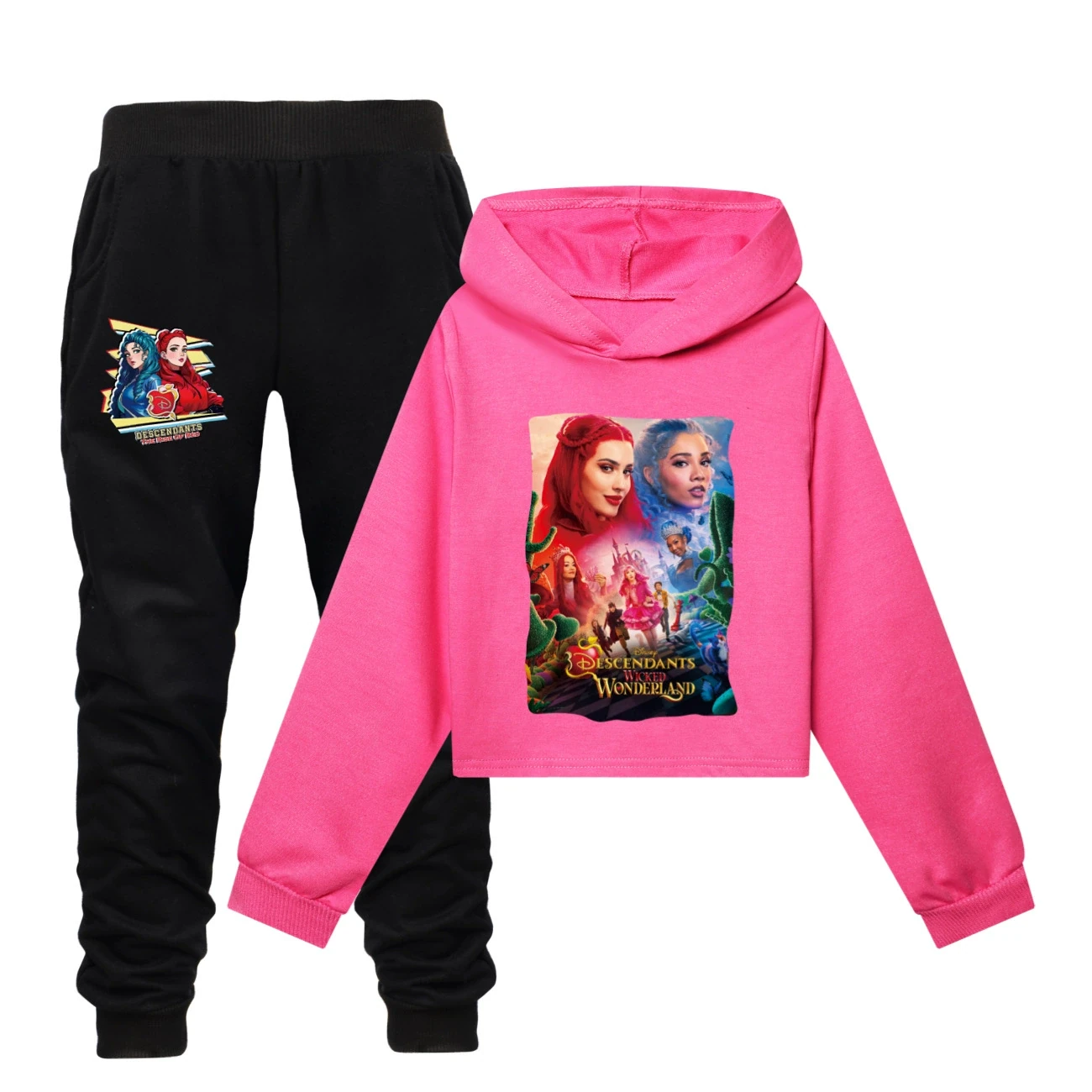 Cropped Hoodie Set — 5795 Edition, Style 18 · Set · Rose