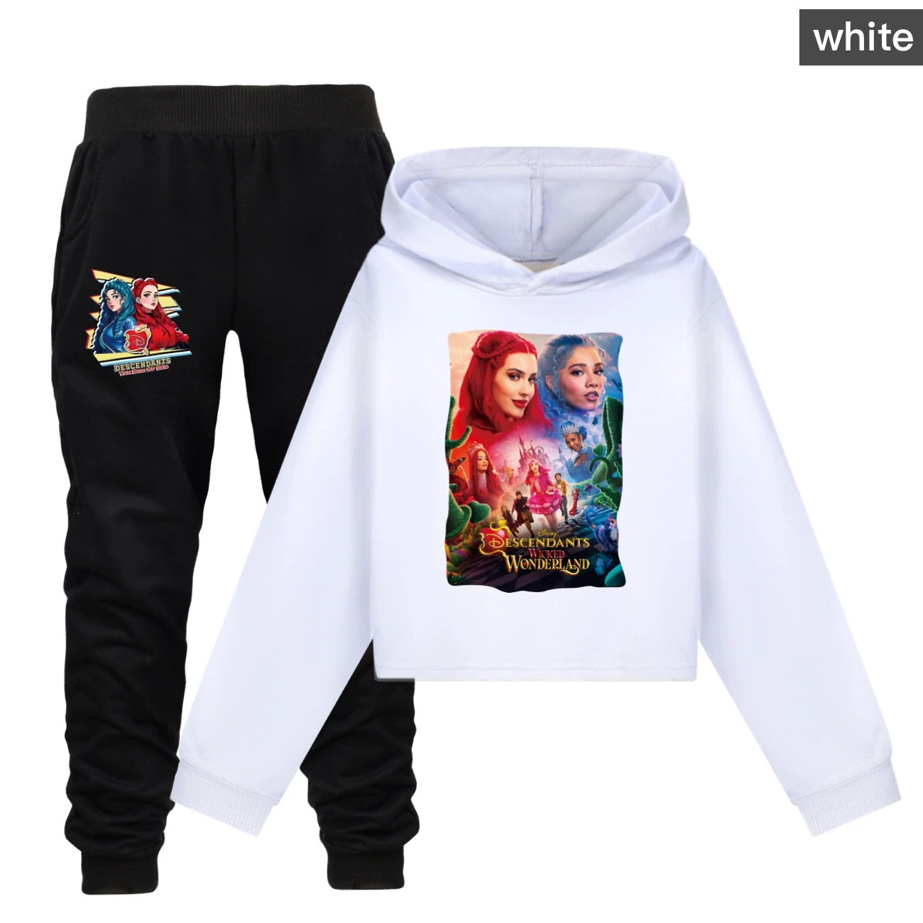 Cropped Hoodie Set — 5795 Edition, Style 21 · Set · White