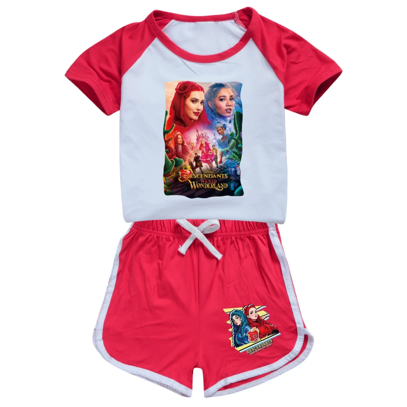 Tee & Shorts Active Set — 5795 Edition, Style 01 · Set · Red