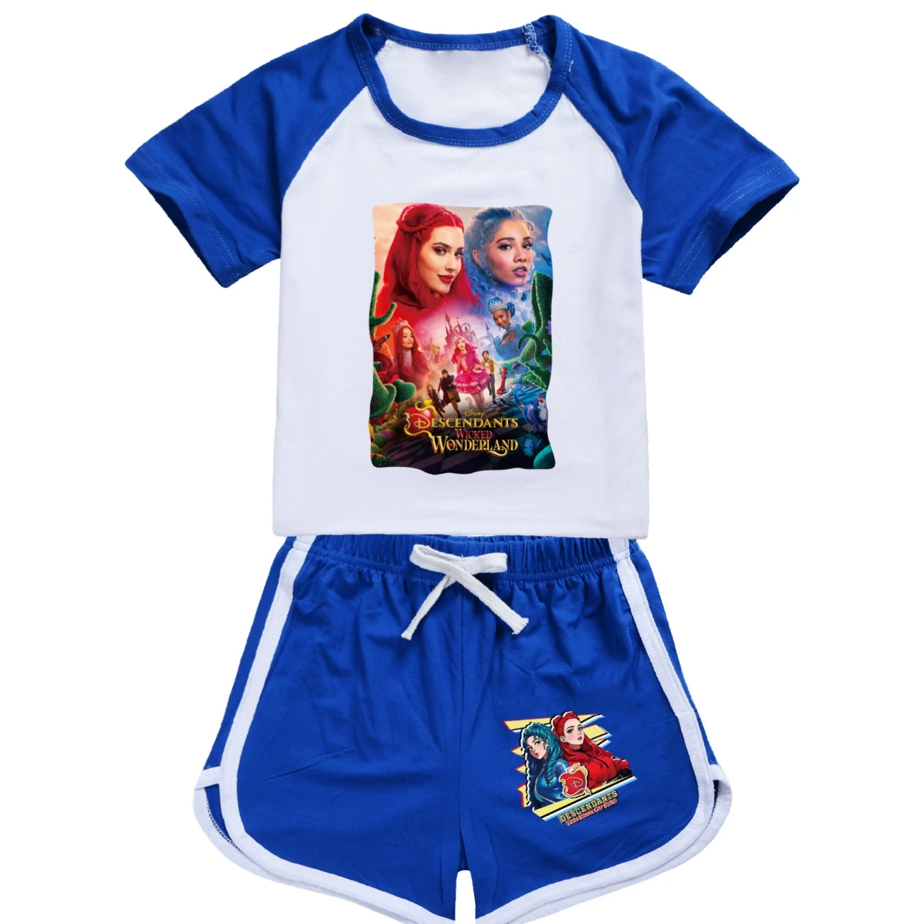 Tee & Shorts Active Set — 5795 Edition, Style 03 · Set · Blue