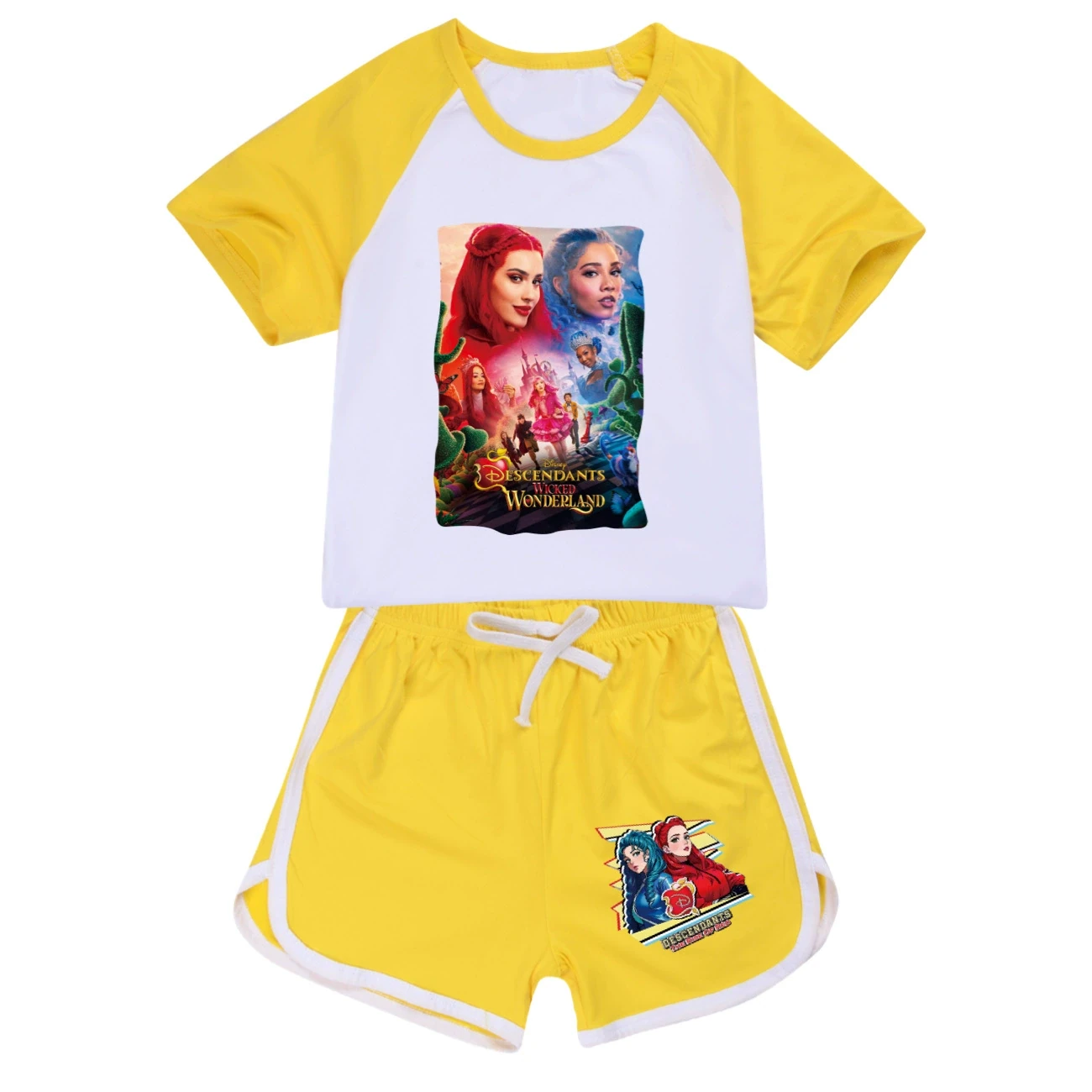 Tee & Shorts Active Set — 5795 Edition, Style 08 · Set · Yellow