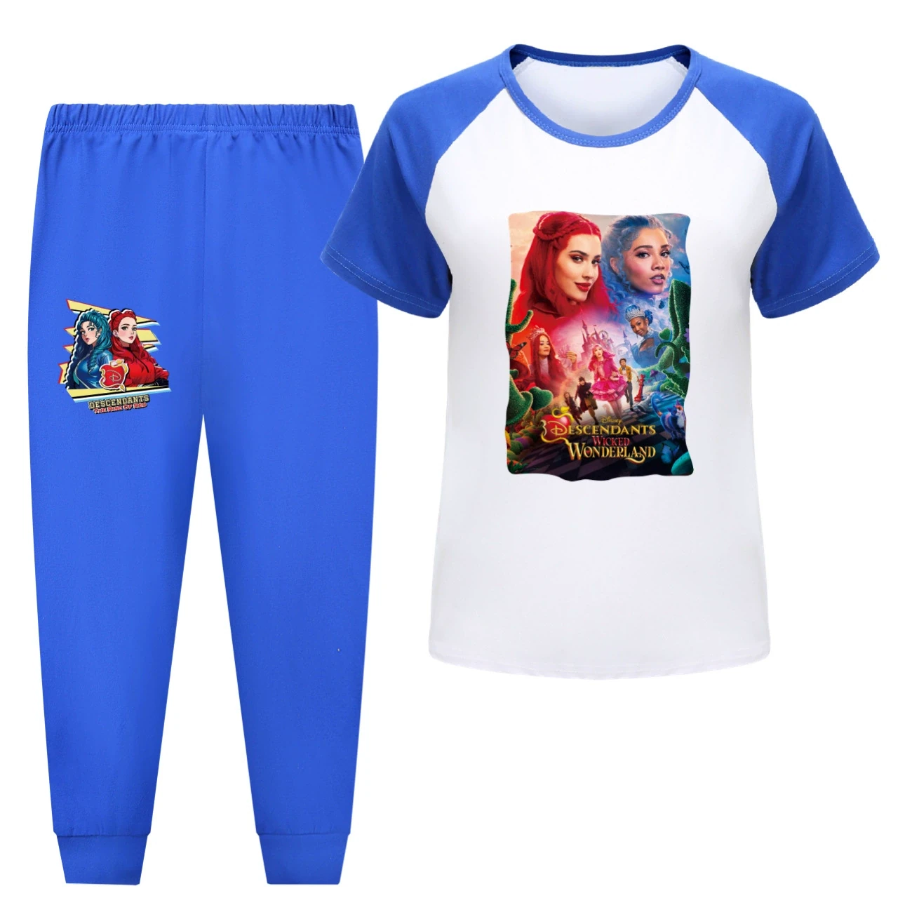 Tee & Shorts Active Set — 5795 Edition, Style 12 · Pants · Blue