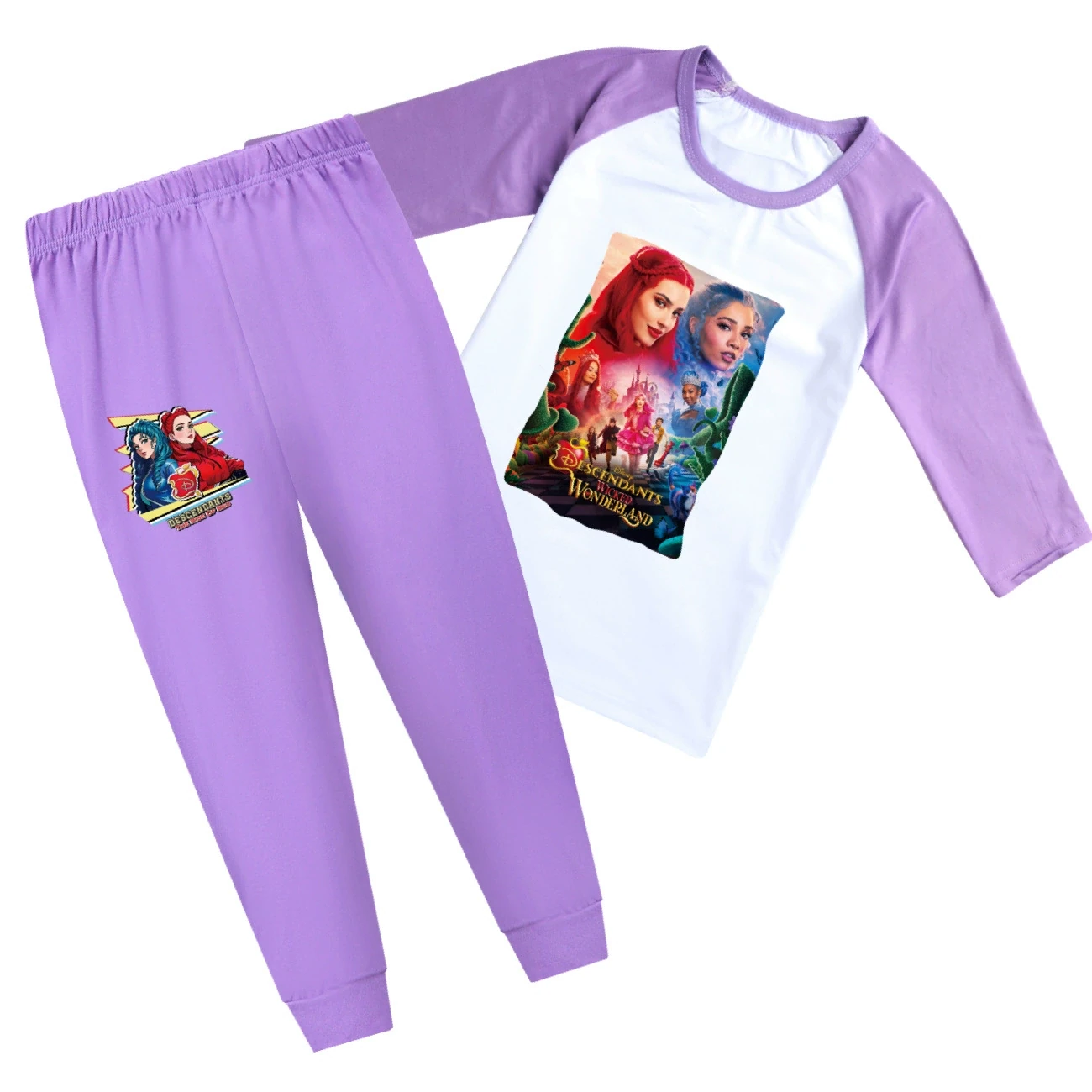 Tee & Shorts Active Set — 5795 Edition, Style 23 · Short Sleeve · Purple