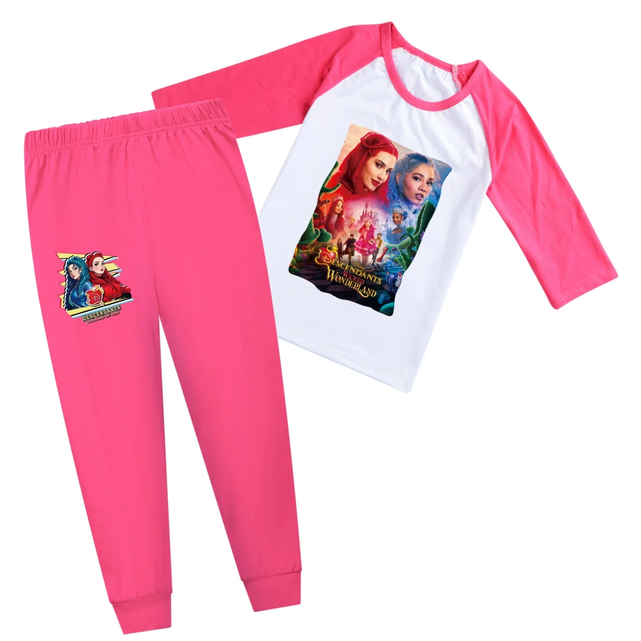 Tee & Shorts Active Set — 5795 Edition, Style 25 · Short Sleeve · Rose