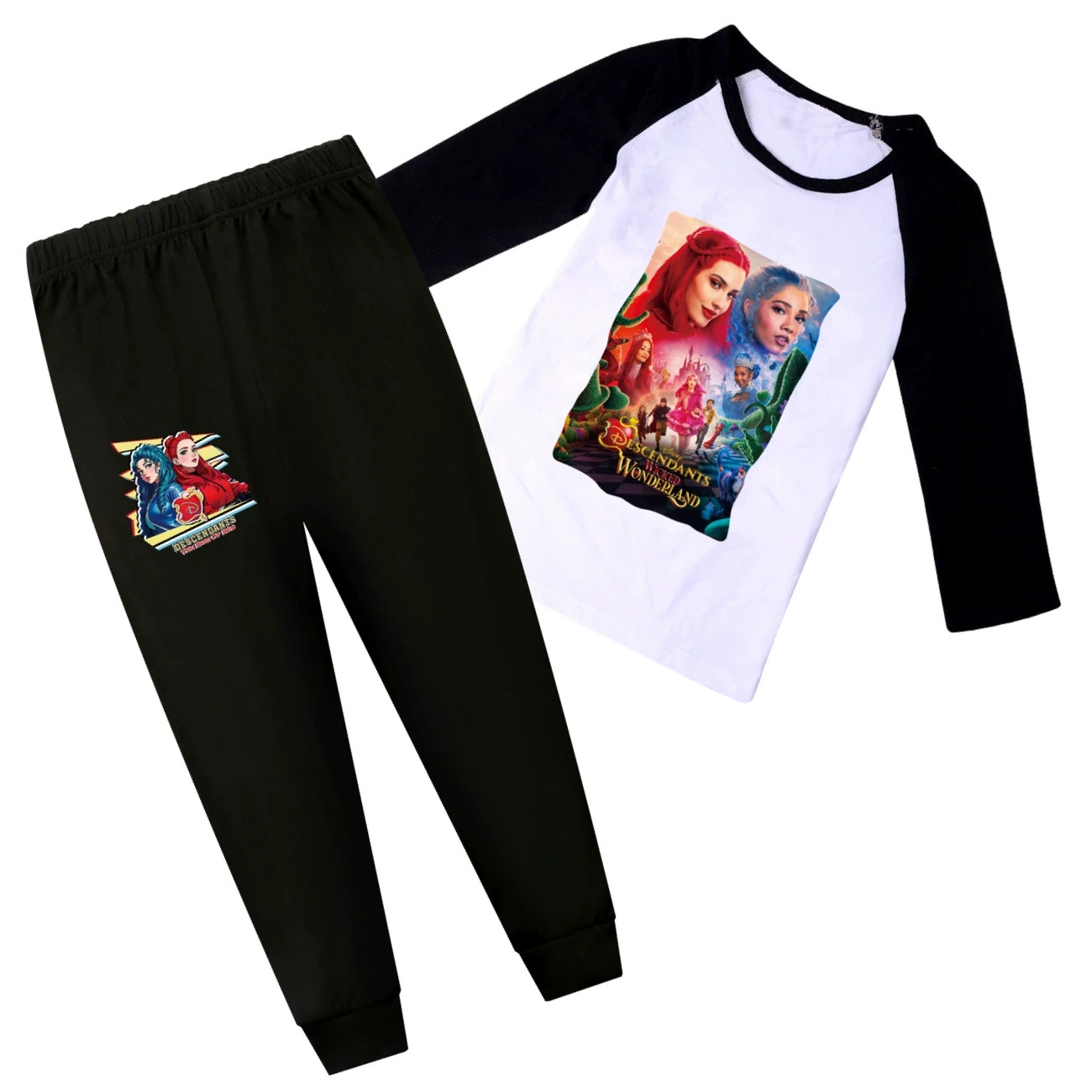 Tee & Shorts Active Set — 5795 Edition, Style 27 · Short Sleeve · Black