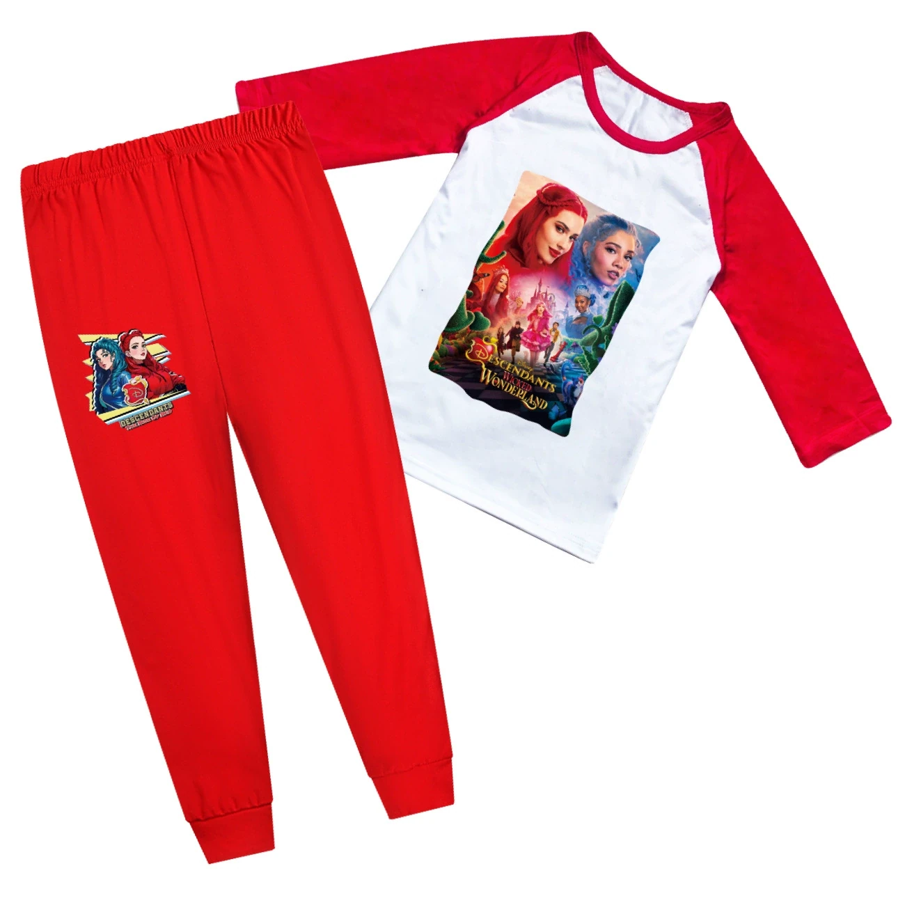 Tee & Shorts Active Set — 5795 Edition, Style 28 · Short Sleeve · Red