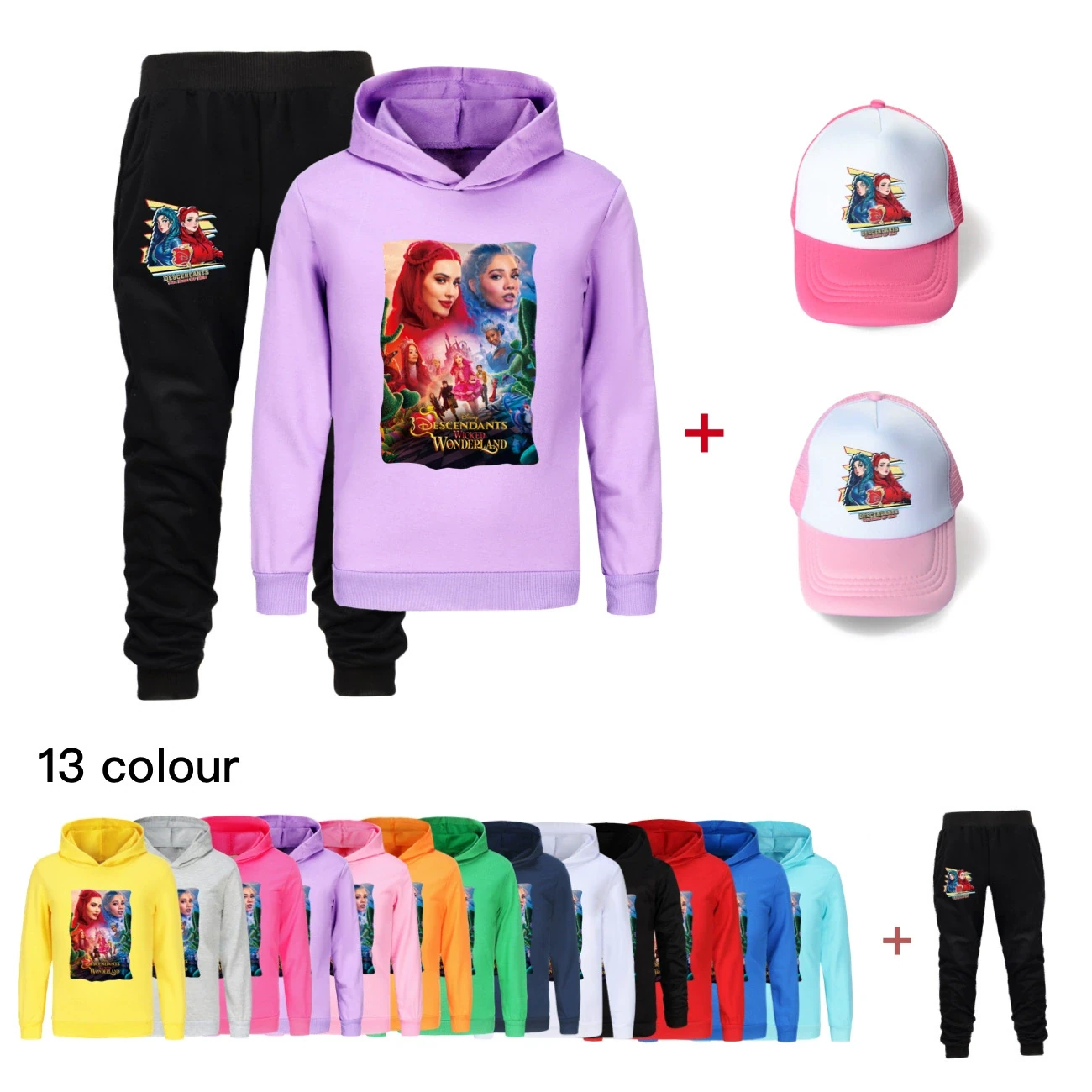 Three-Piece Hoodie, Jogger & Hat Set — 5795 Edition, clean product view