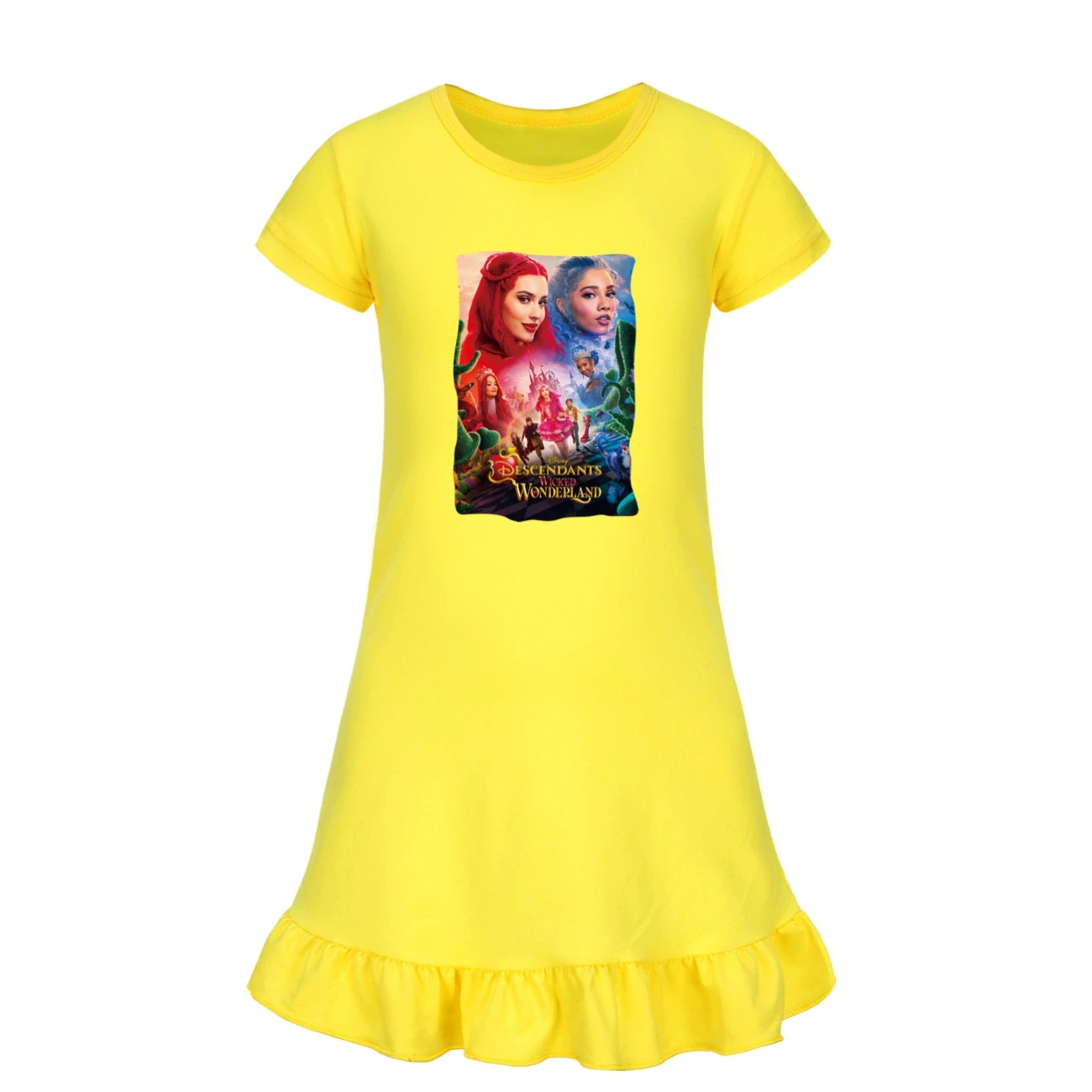 Ruffle-Hem Jersey Dress — 5795 Edition, Style 06 · Yellow