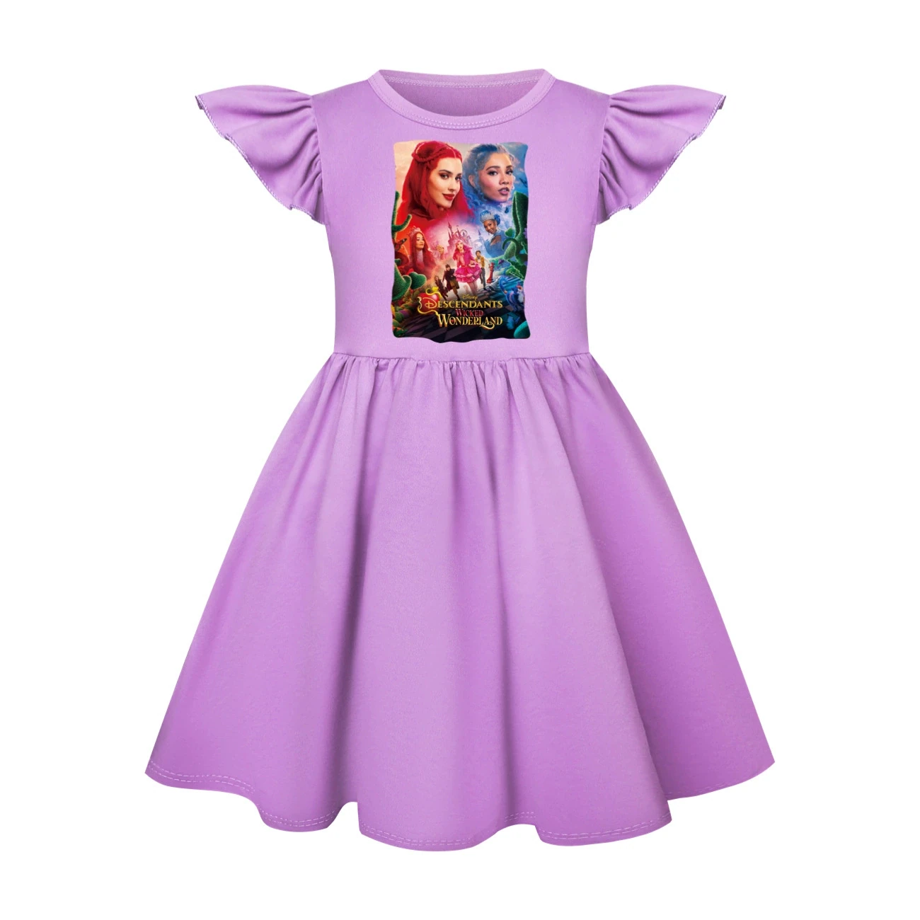 Ruffle-Hem Jersey Dress — 5795 Edition, Style 18 · Purple