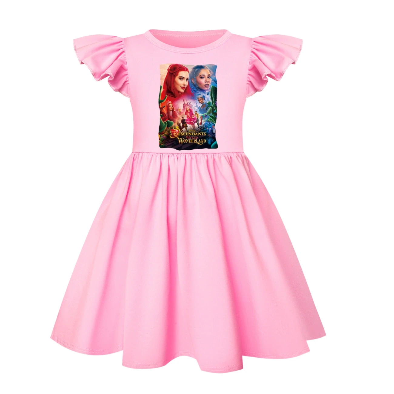 Ruffle-Hem Jersey Dress — 5795 Edition, Style 20 · Pink