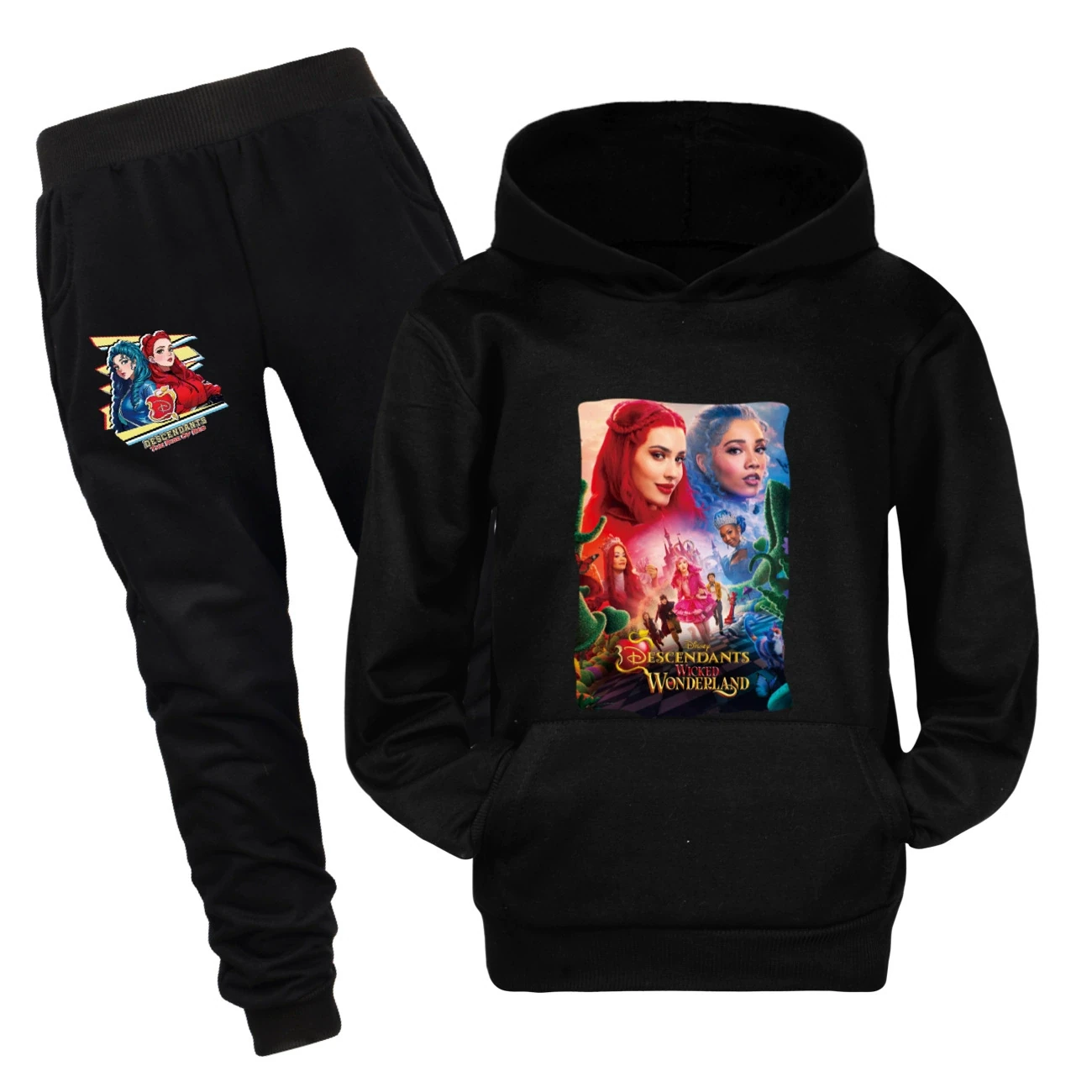 Adventure Hoodie & Jogger Set — 5795 Edition, Style 15 · Set · Black
