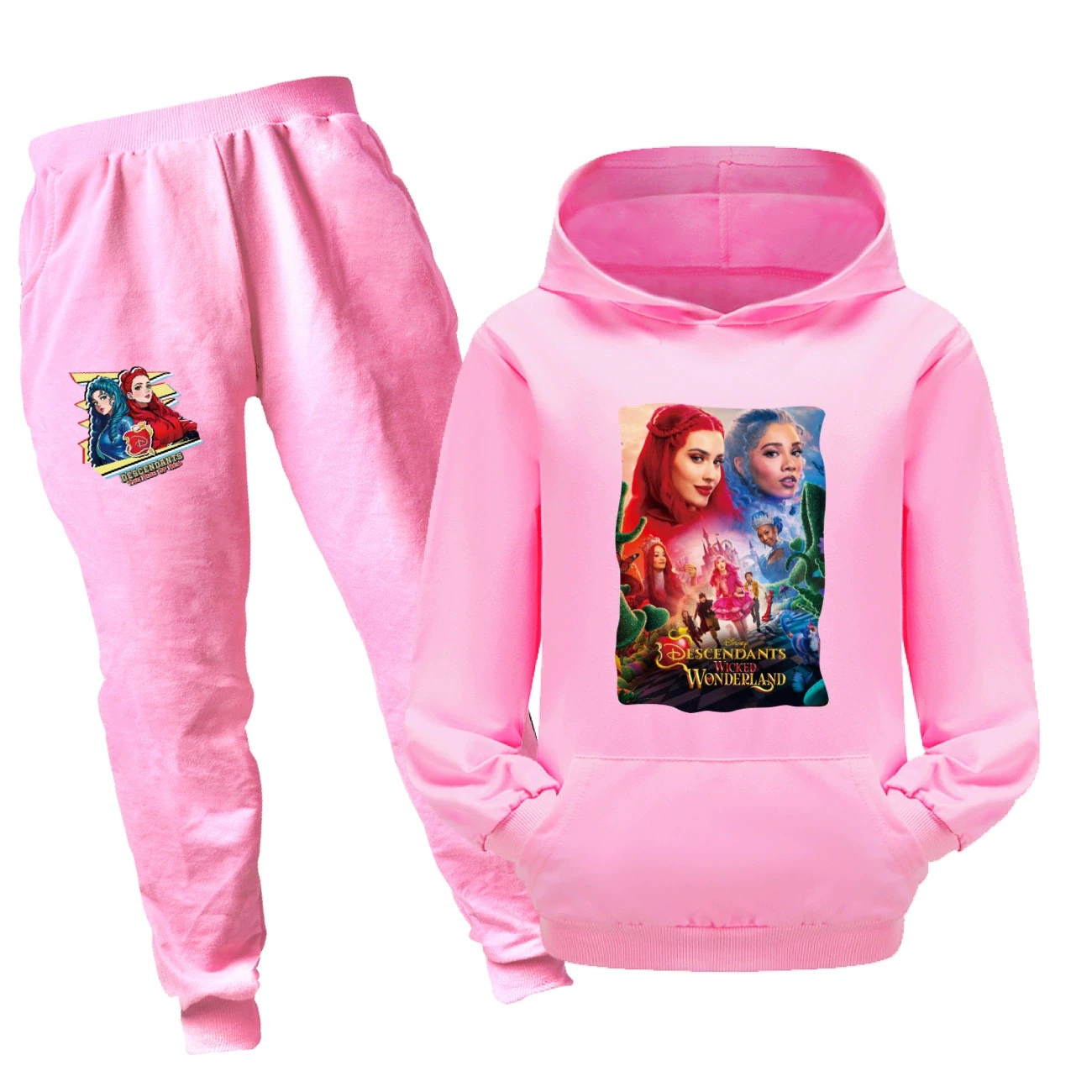 Adventure Hoodie & Jogger Set — 5795 Edition, Style 19 · Set · Pink