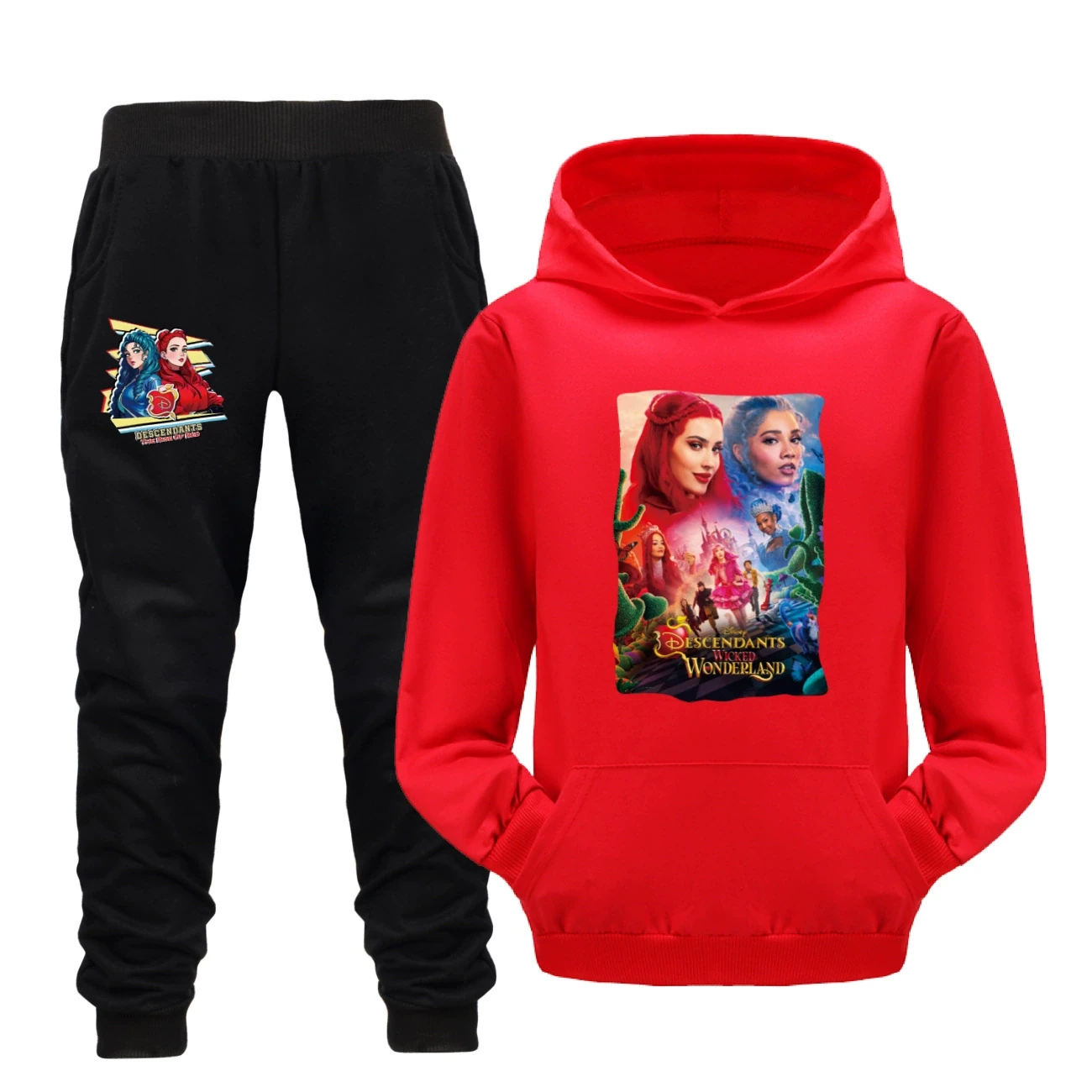 Adventure Hoodie & Jogger Set — 5795 Edition, Style 23 · Set · Red