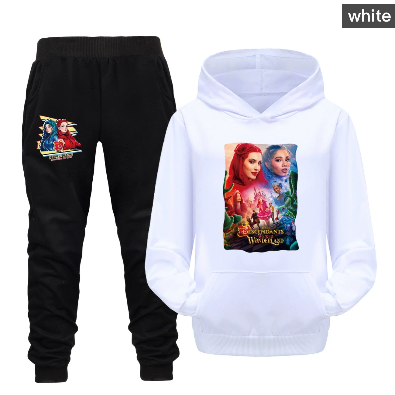 Adventure Hoodie & Jogger Set — 5795 Edition, Style 26 · Set · White