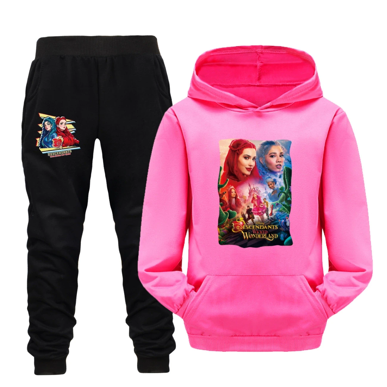Adventure Hoodie & Jogger Set — 5795 Edition, Style 27 · Set · Rose