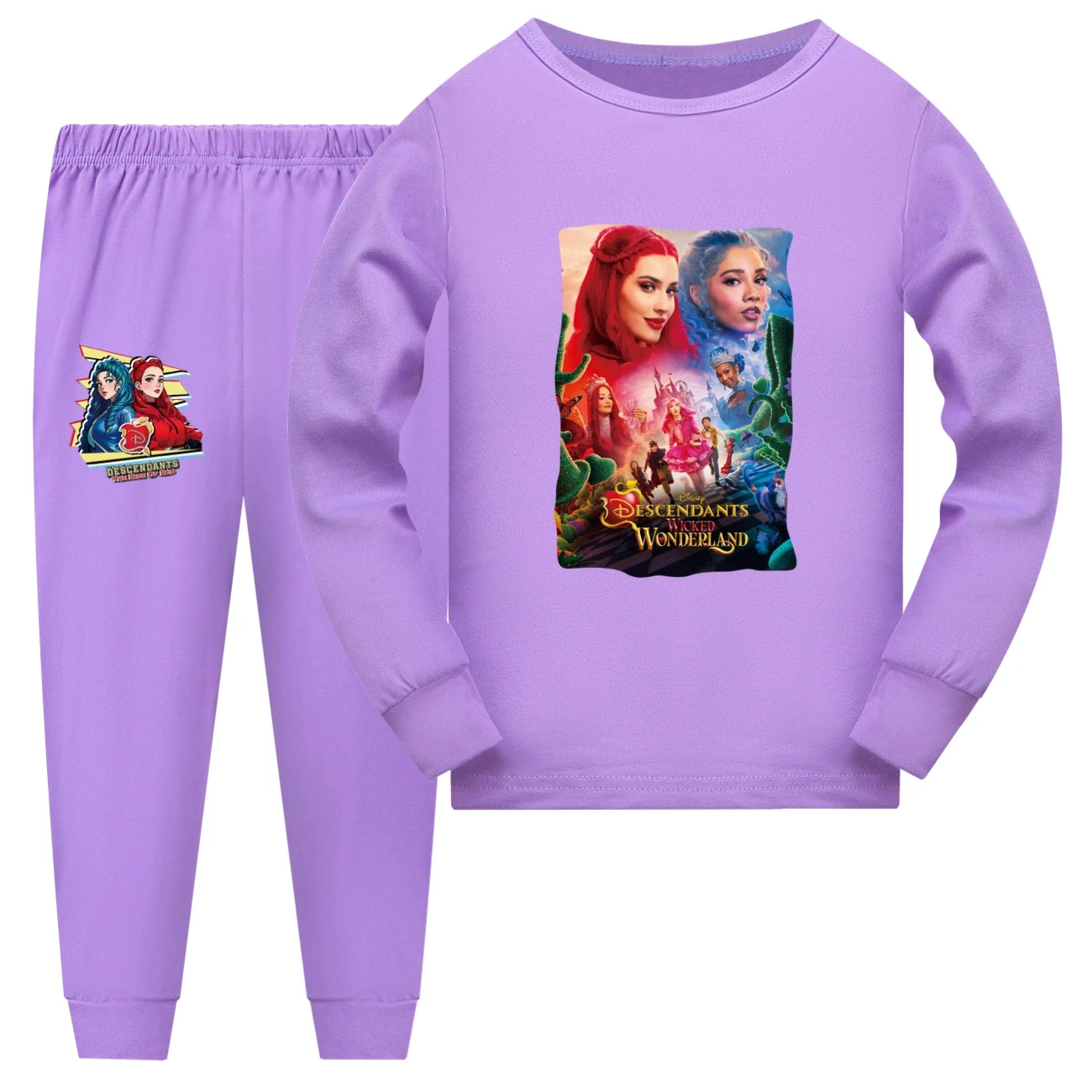 Family Lounge Set — 5795 Edition, Style 09 · Long Sleeve · Purple