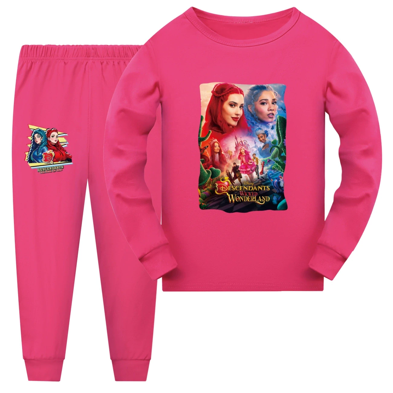Family Lounge Set — 5795 Edition, Style 11 · Long Sleeve · Rose