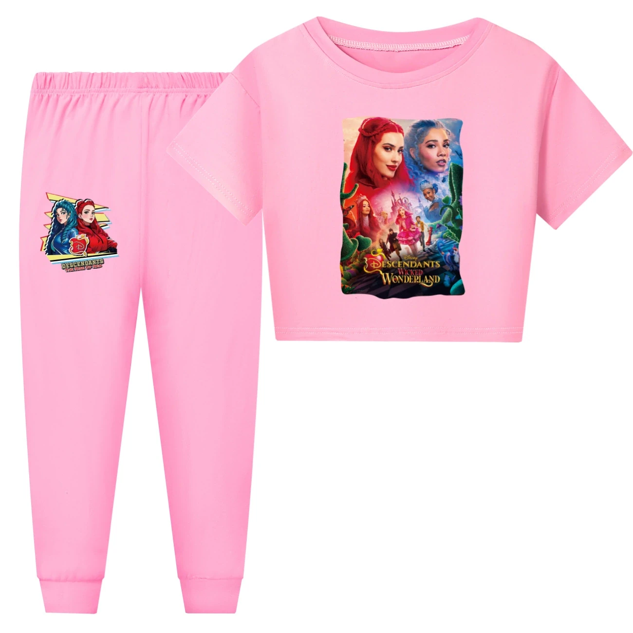 Family Lounge Set — 5795 Edition, Style 30 · Short Sleeve · Pants · Purple