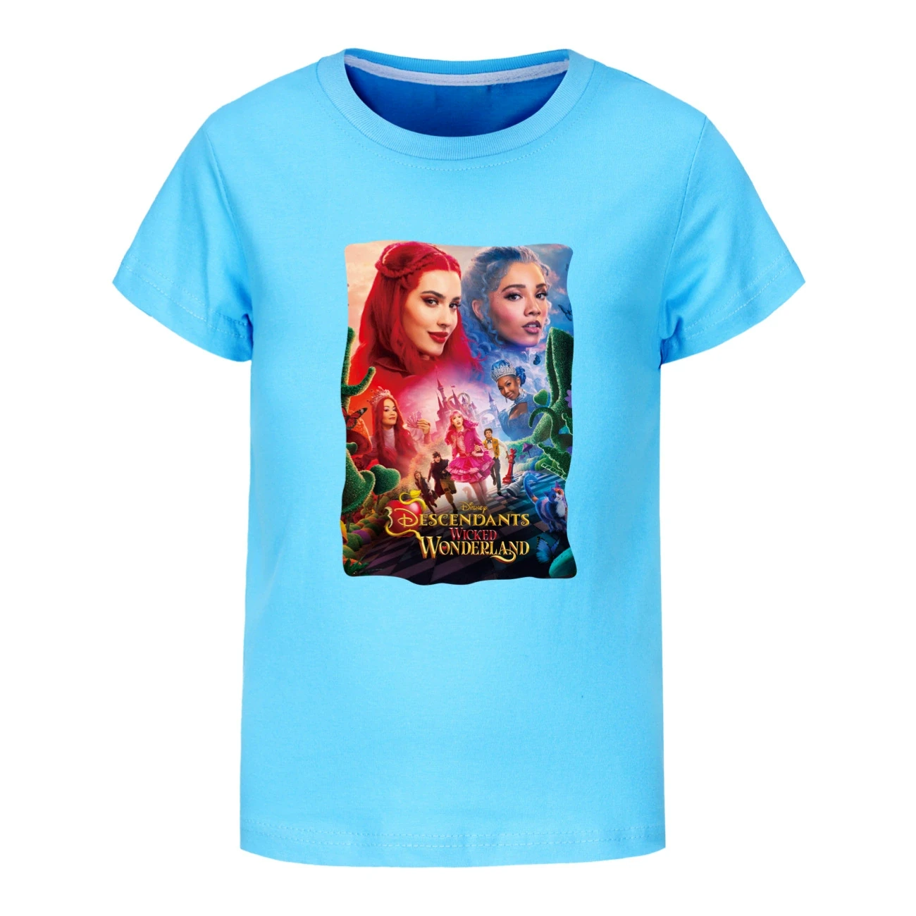 Graphic Tee & Jogger Set — 5795 Edition, Style 08 · Light Blue