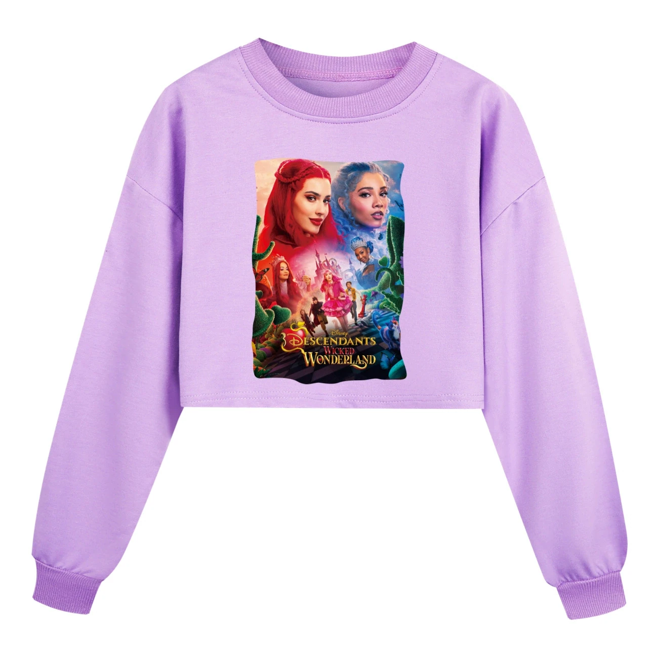 Cropped Sweatshirt Play Set — 5795 Edition, Style 01 · Purple