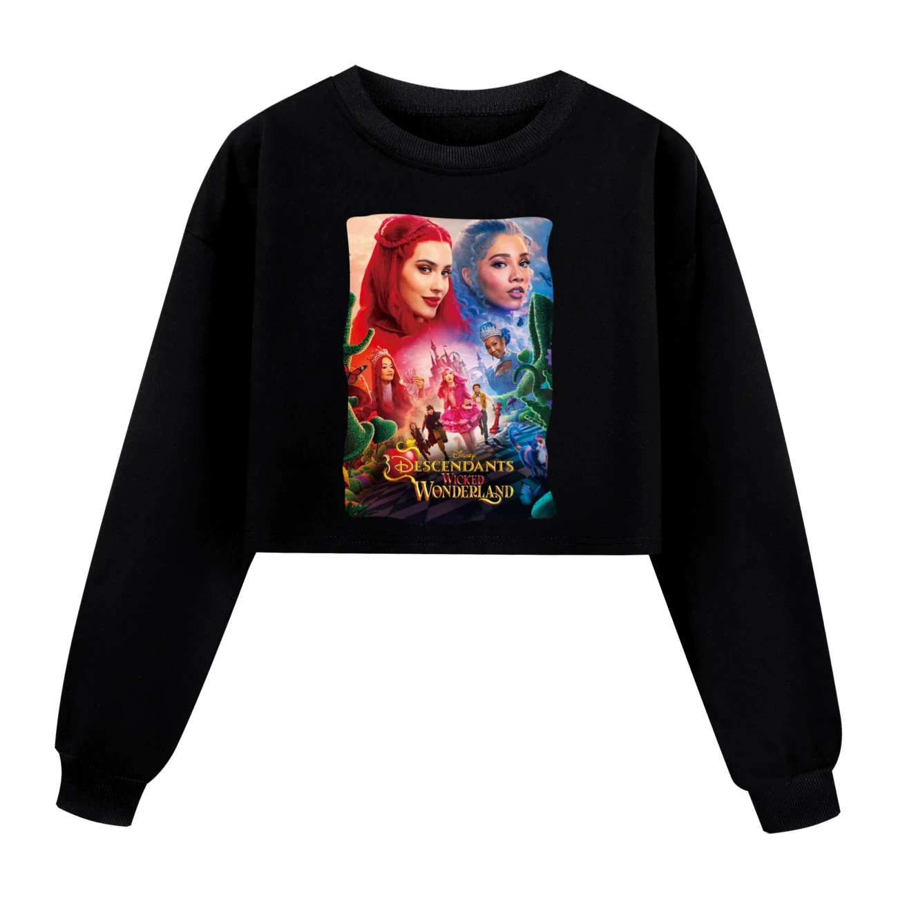 Cropped Sweatshirt Play Set — 5795 Edition, Style 04 · Black