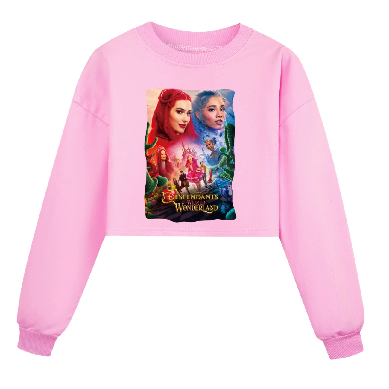 Cropped Sweatshirt Play Set — 5795 Edition, Style 05 · Pink