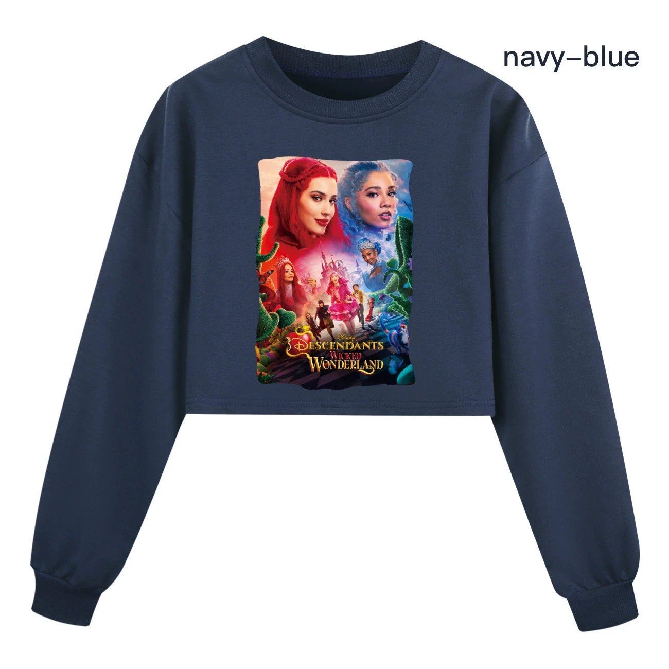 Cropped Sweatshirt Play Set — 5795 Edition, Style 06 · Navy