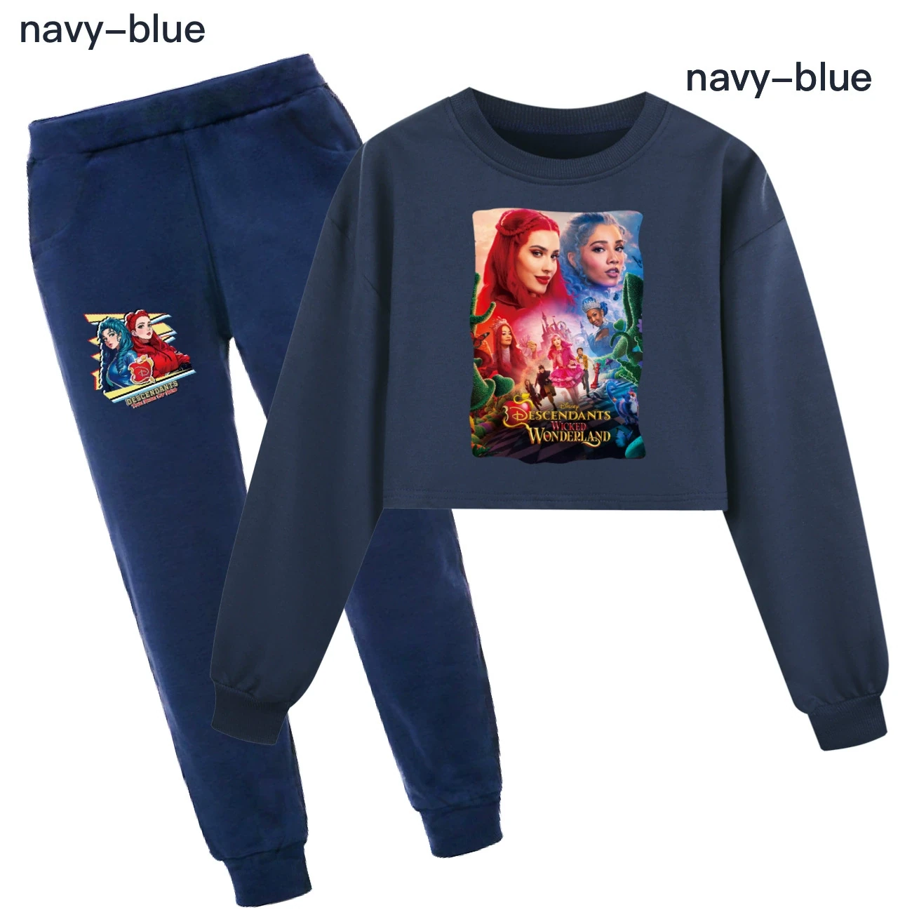 Cropped Sweatshirt Play Set — 5795 Edition, Style 08 · Set · Royal Blue