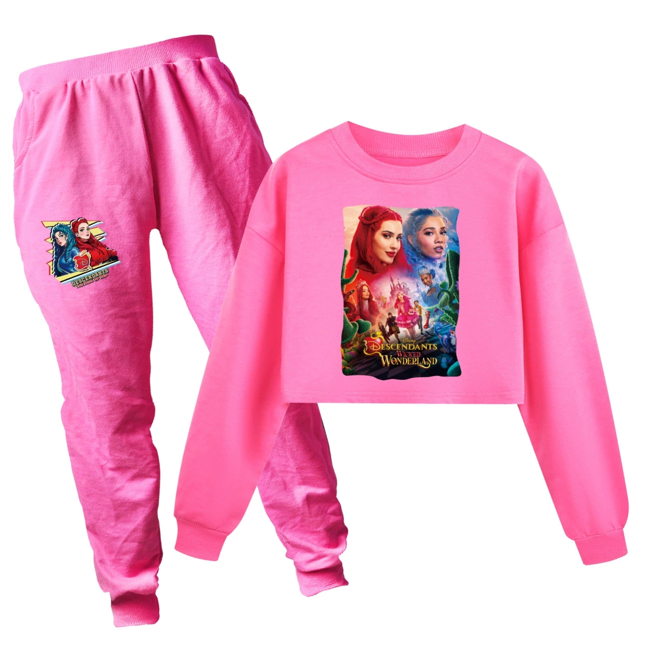 Cropped Sweatshirt Play Set — 5795 Edition, Style 09 · Set · Rose