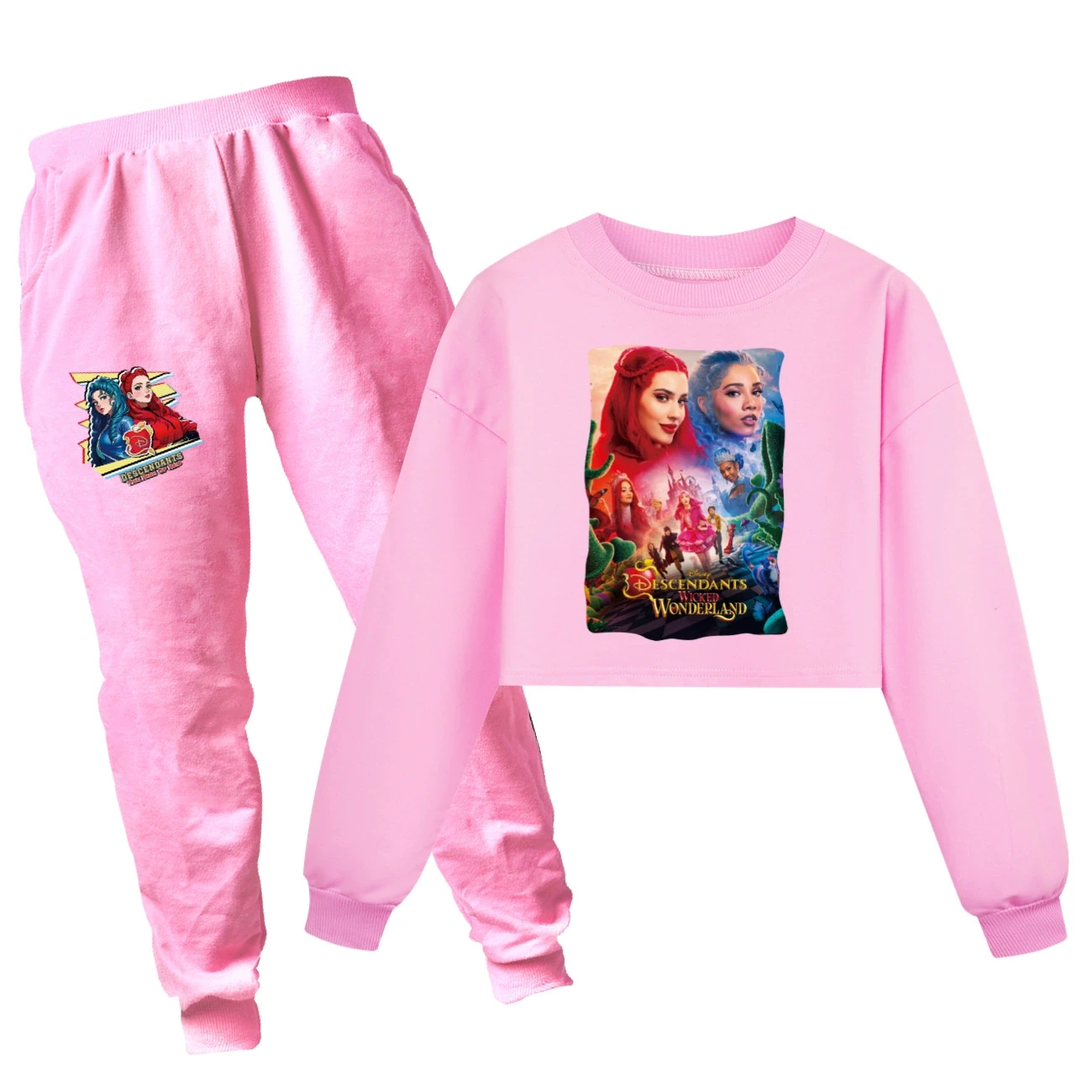 Cropped Sweatshirt Play Set — 5795 Edition, Style 10 · Set · Pink
