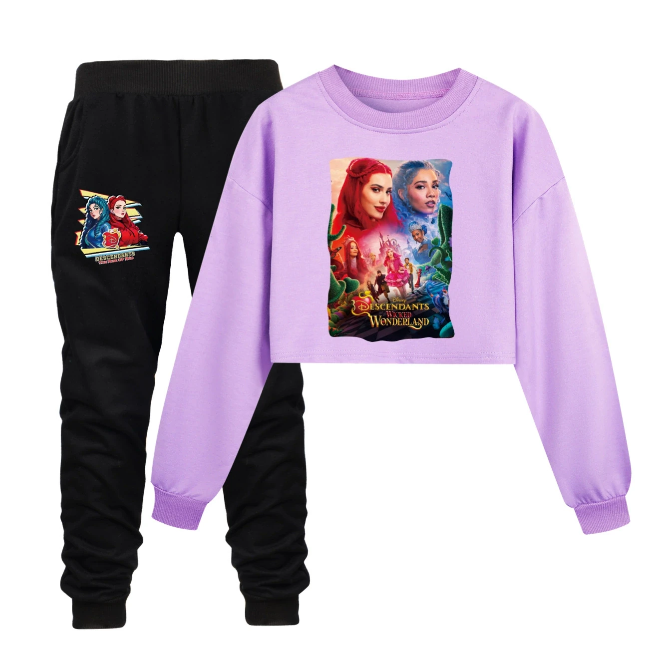 Cropped Sweatshirt Play Set — 5795 Edition, Style 12 · Set · Purple