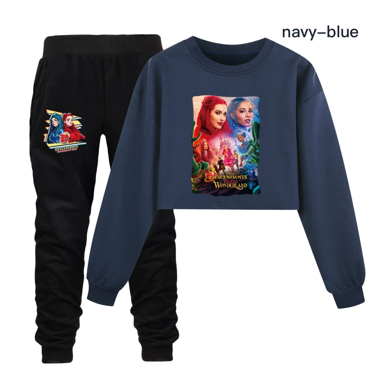 Cropped Sweatshirt Play Set — 5795 Edition, Style 13 · Set · Navy