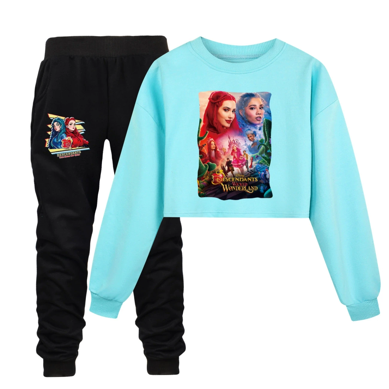 Cropped Sweatshirt Play Set — 5795 Edition, Style 14 · Set · Sky Blue