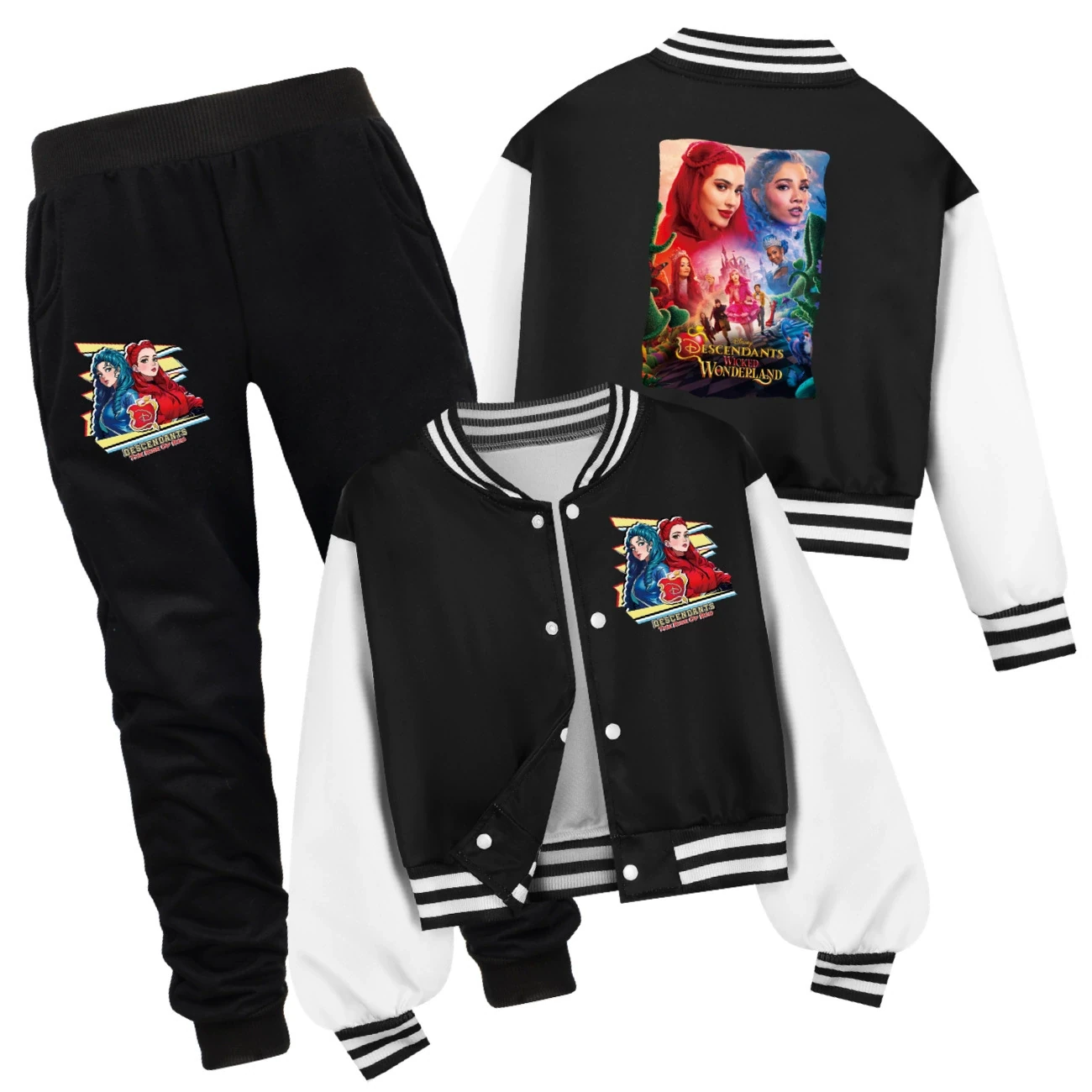 Playtime Varsity Layering Set — 5795 Edition, Style 08 · Set · Black