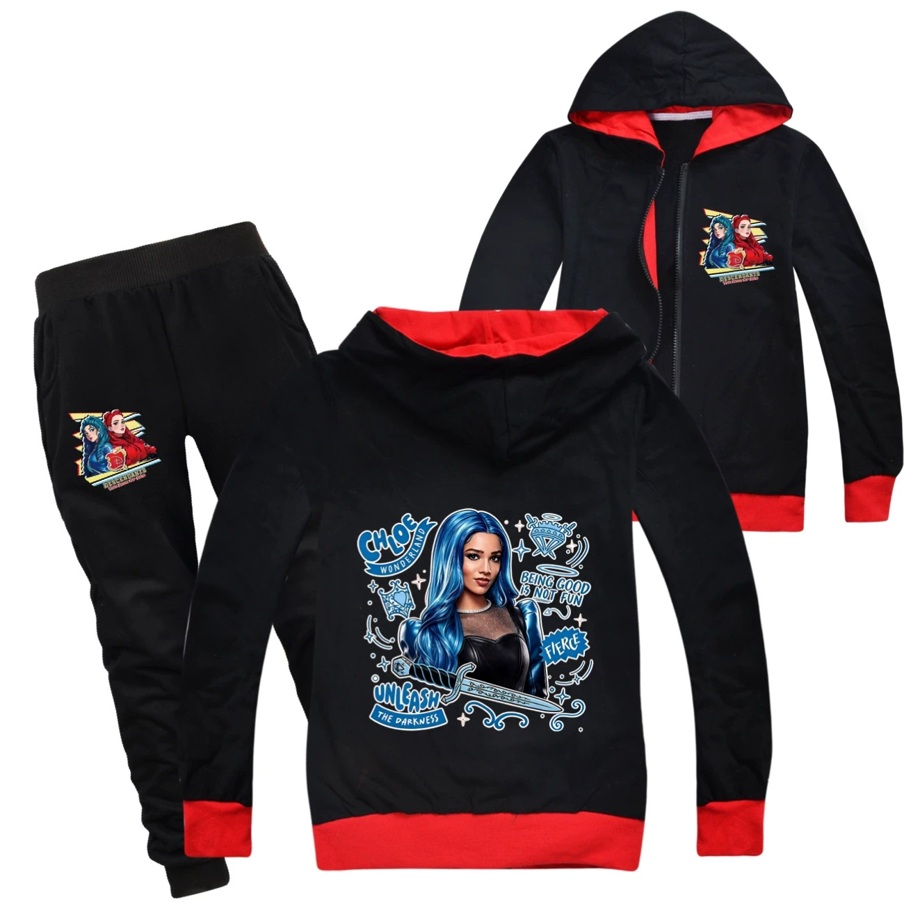 Zip-Up Track Set — 5796 Edition, Style 07 · Set · Black
