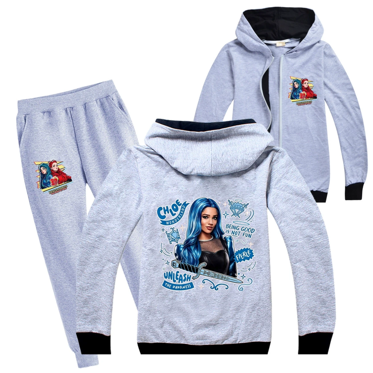 Zip-Up Track Set — 5796 Edition, Style 08 · Set · Grey