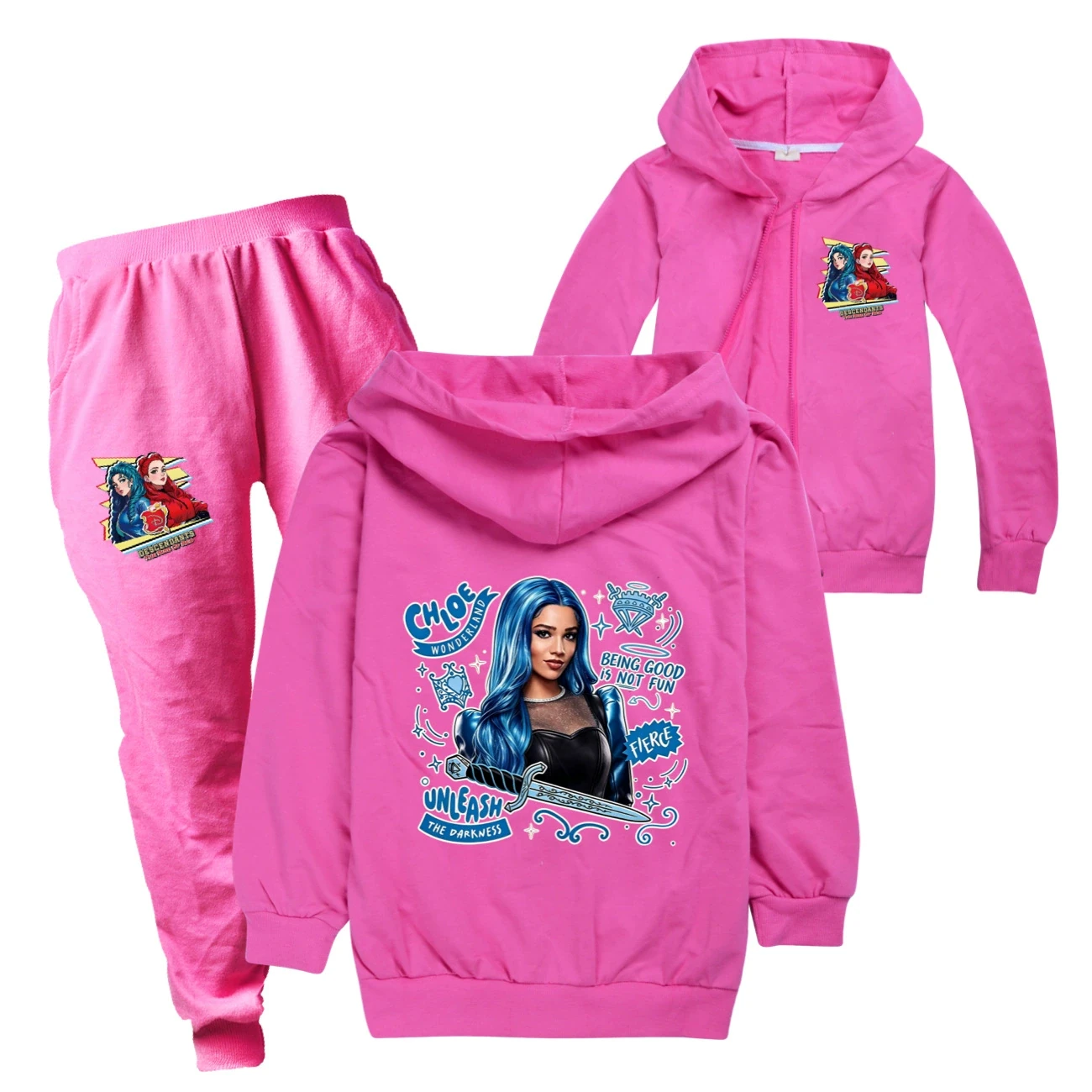 Zip-Up Track Set — 5796 Edition, Style 09 · Set · Rose