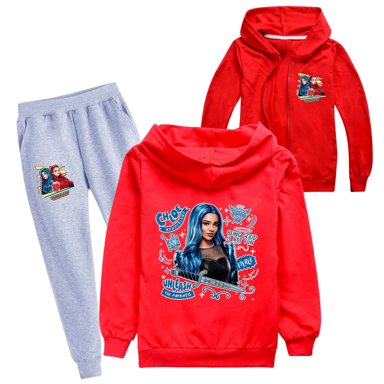 Zip-Up Track Set — 5796 Edition, Style 16 · Set · Red