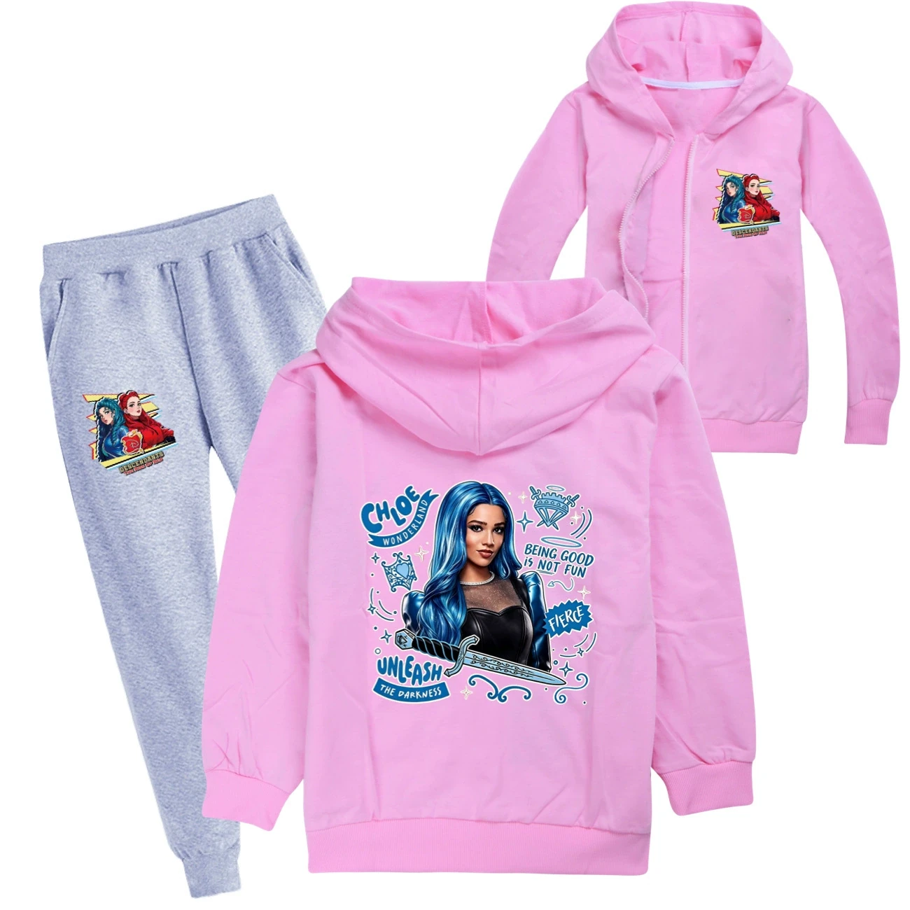 Zip-Up Track Set — 5796 Edition, Style 17 · Set · Pink